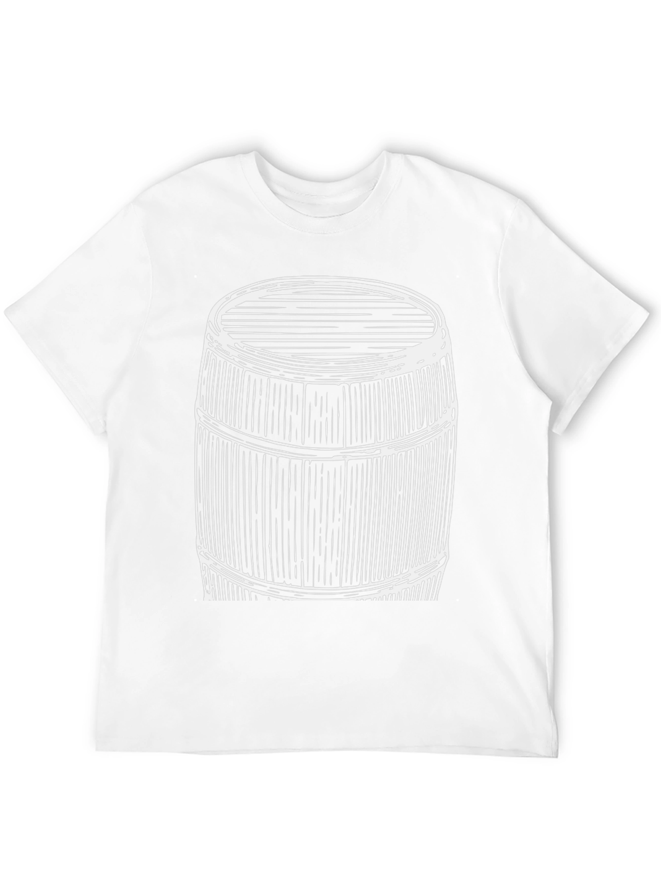 Barrel Graphic Black T-Shirt for Men