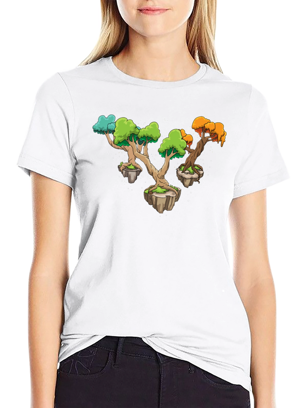 Fantasy Tree Island Graphic Tee