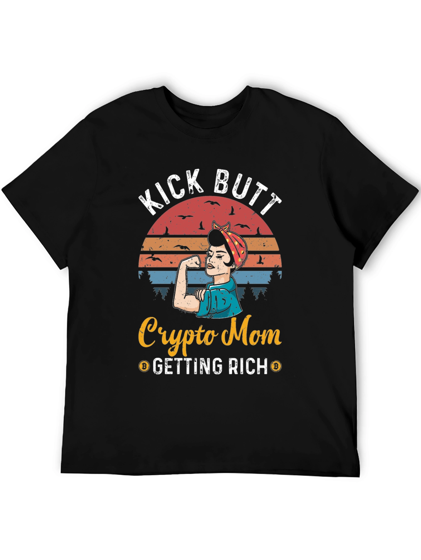 Crypto Mom Kick Butt T-Shirt