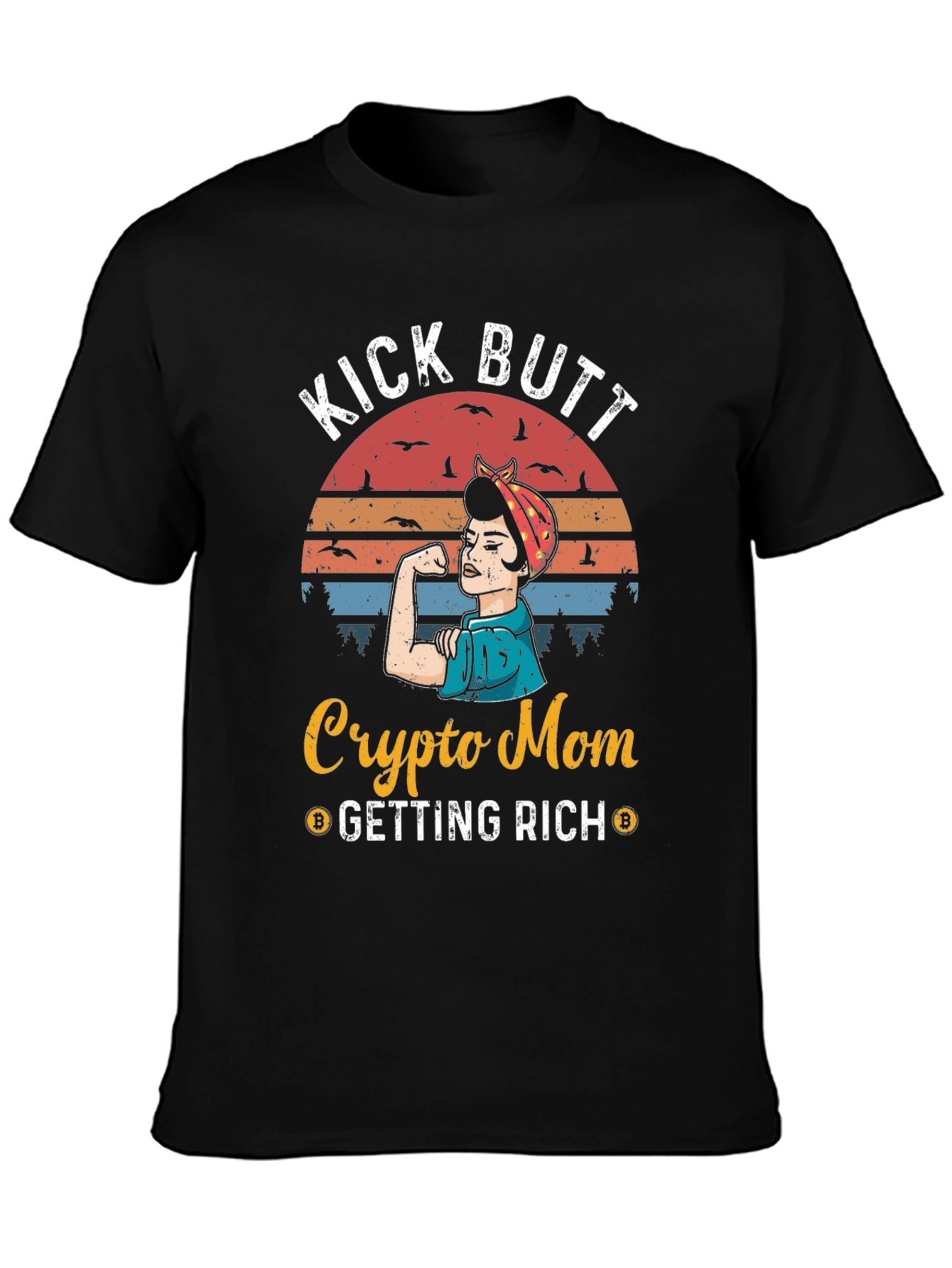 Crypto Mom Kick Butt T-Shirt
