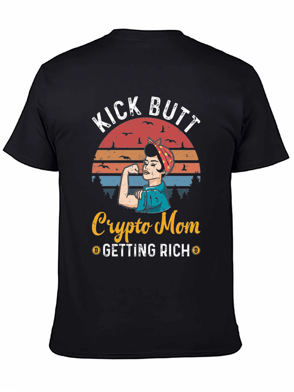 Crypto Mom Kick Butt T-Shirt