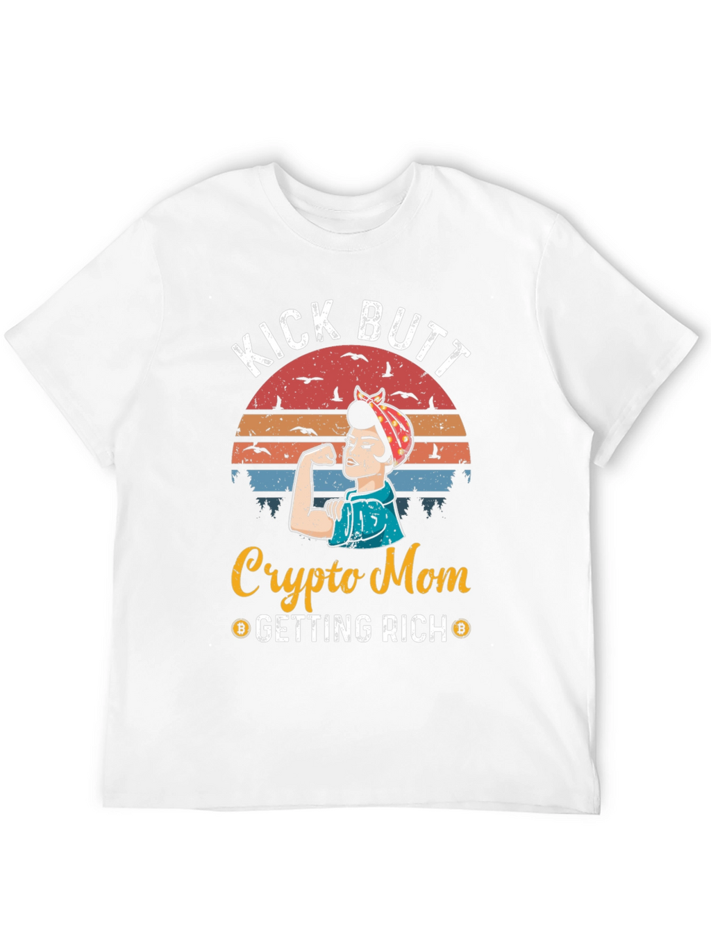 Crypto Mom Kick Butt T-Shirt