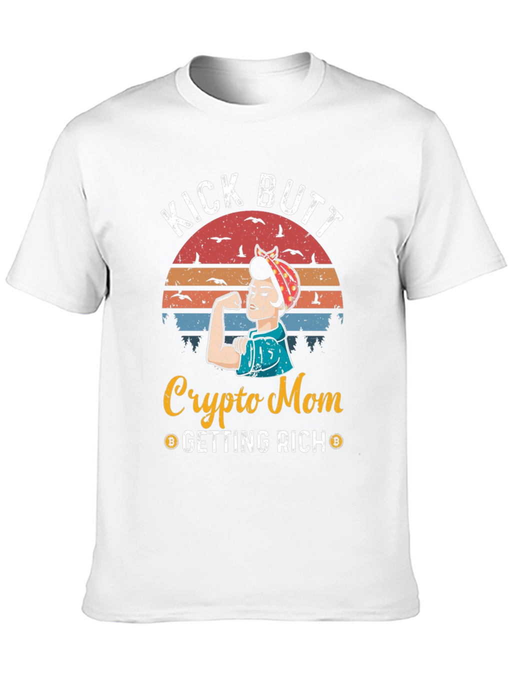 Crypto Mom Kick Butt T-Shirt