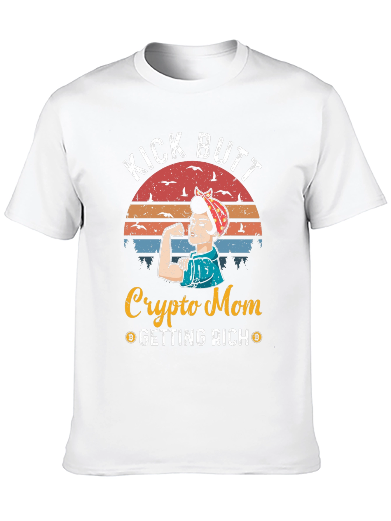 Crypto Mom Kick Butt T-Shirt