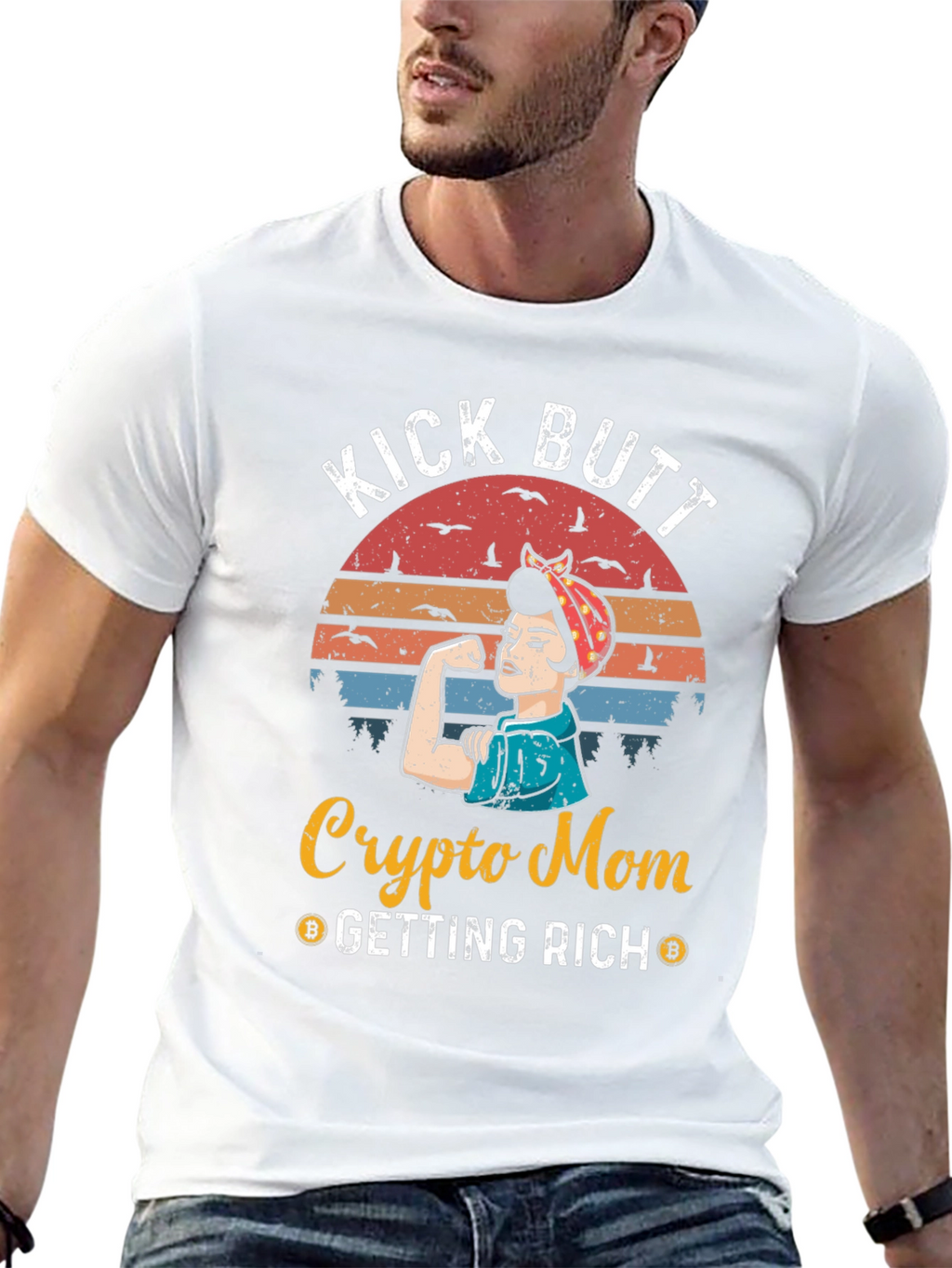 Crypto Mom Kick Butt T-Shirt