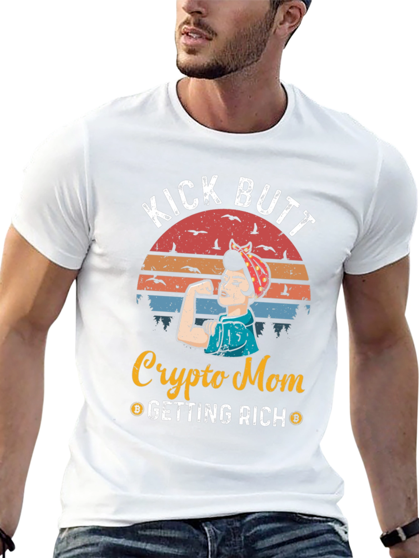 Crypto Mom Kick Butt T-Shirt