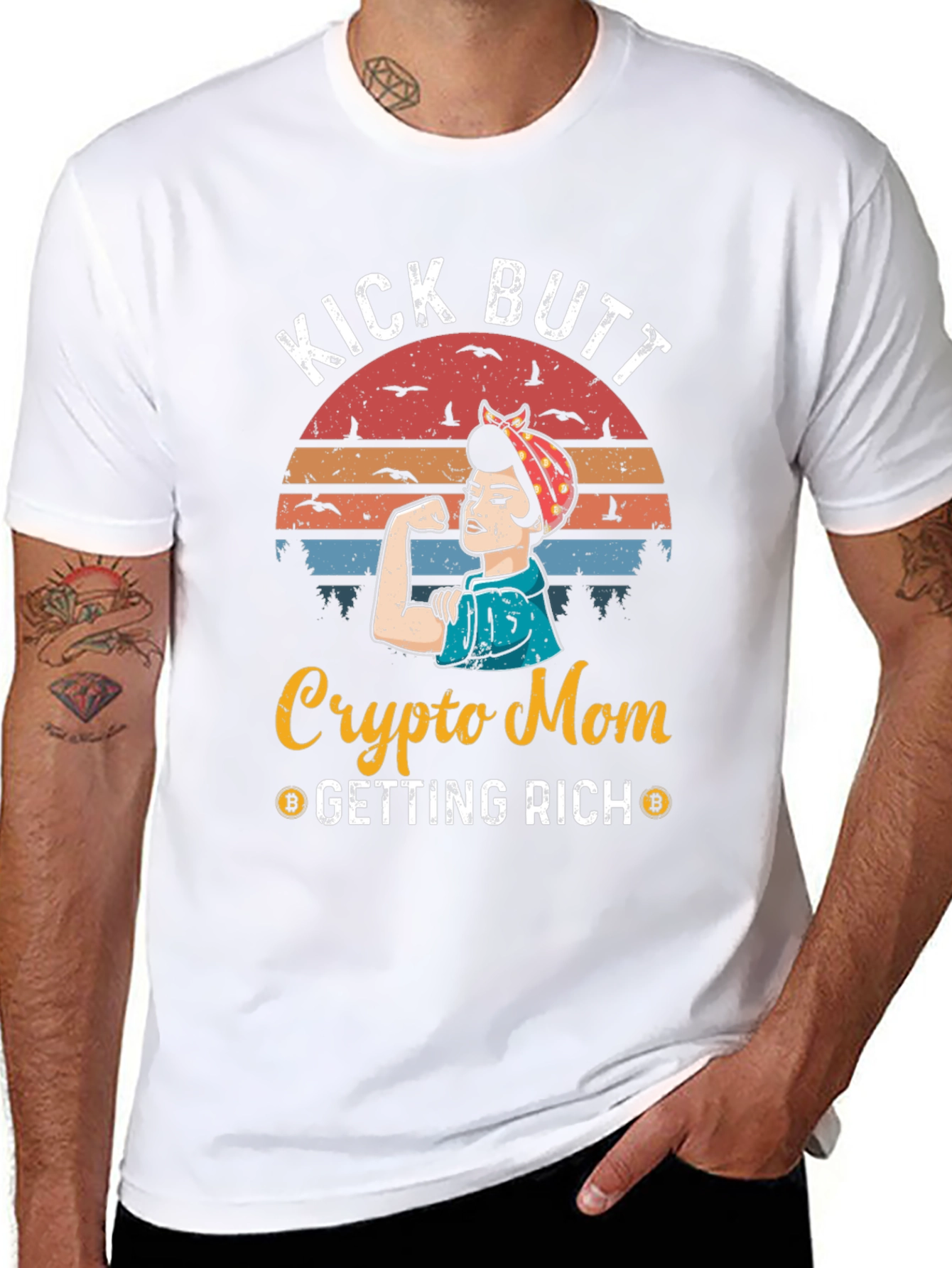 Crypto Mom Kick Butt T-Shirt