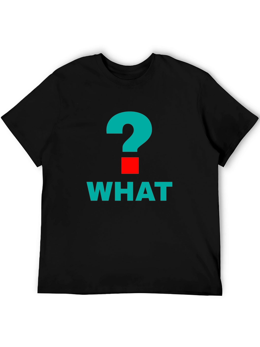 What? Graphic Tee - Bold Question Mark Design
