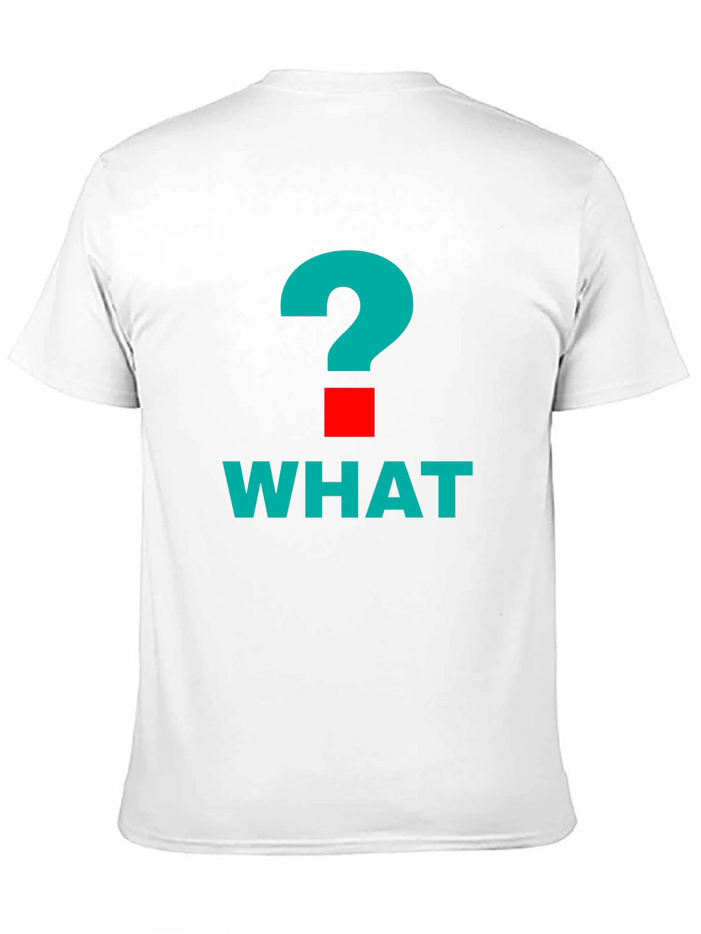 What? Graphic Tee - Bold Question Mark Design