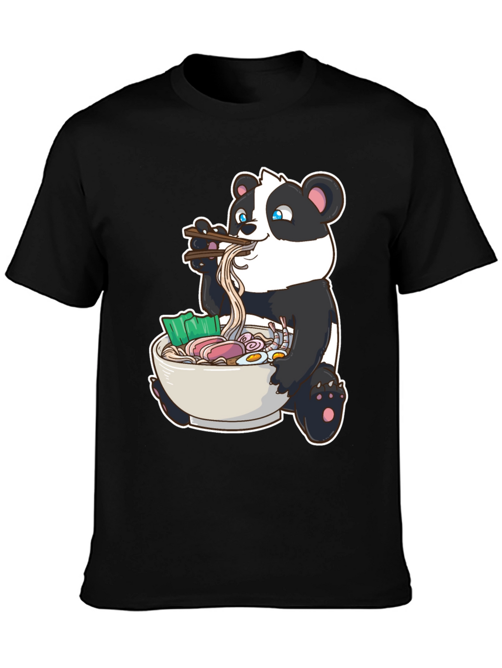 Panda Ramen T-Shirt - Cute Anime Foodie Tee