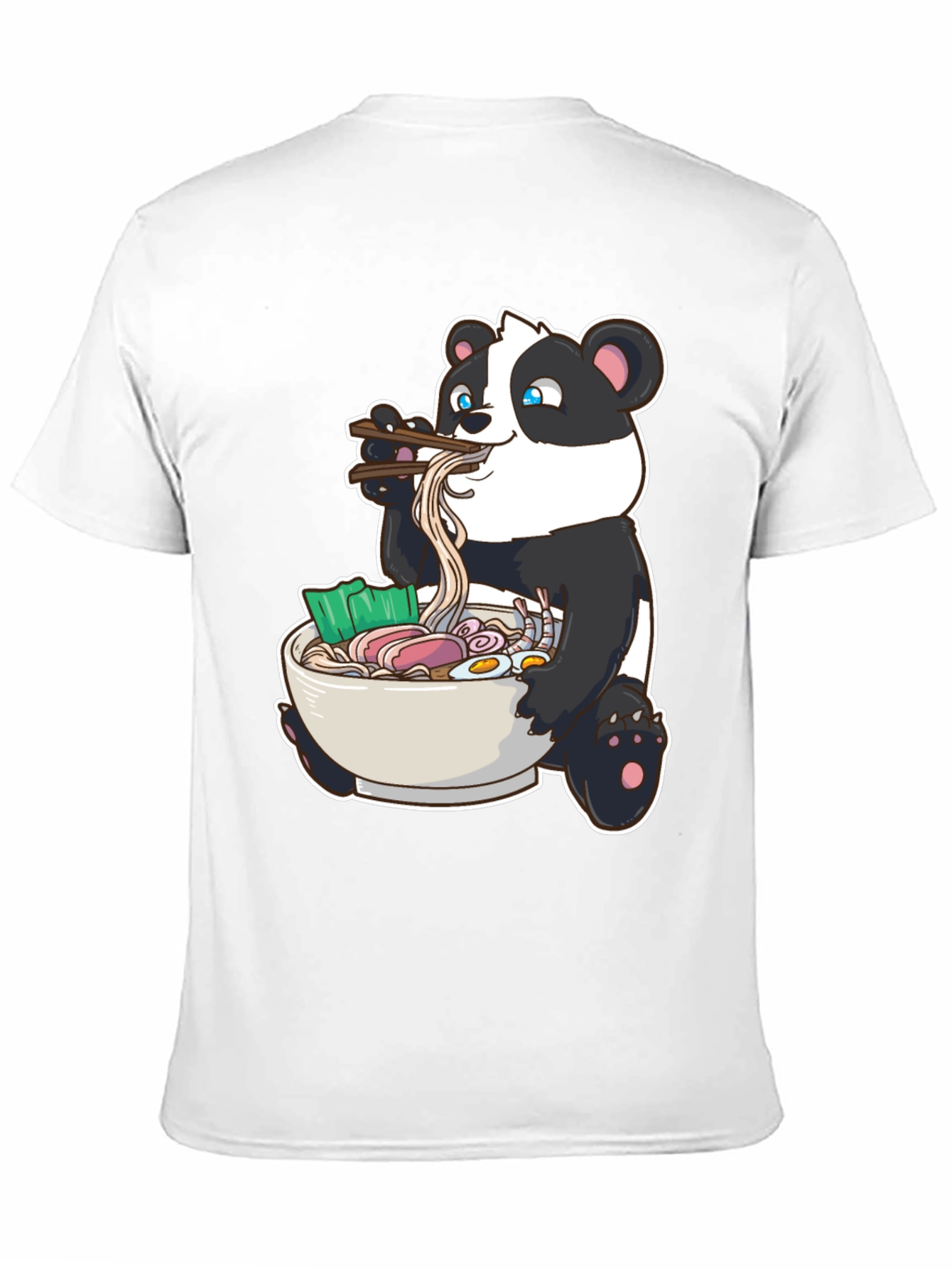 Panda Ramen T-Shirt - Cute Anime Foodie Tee