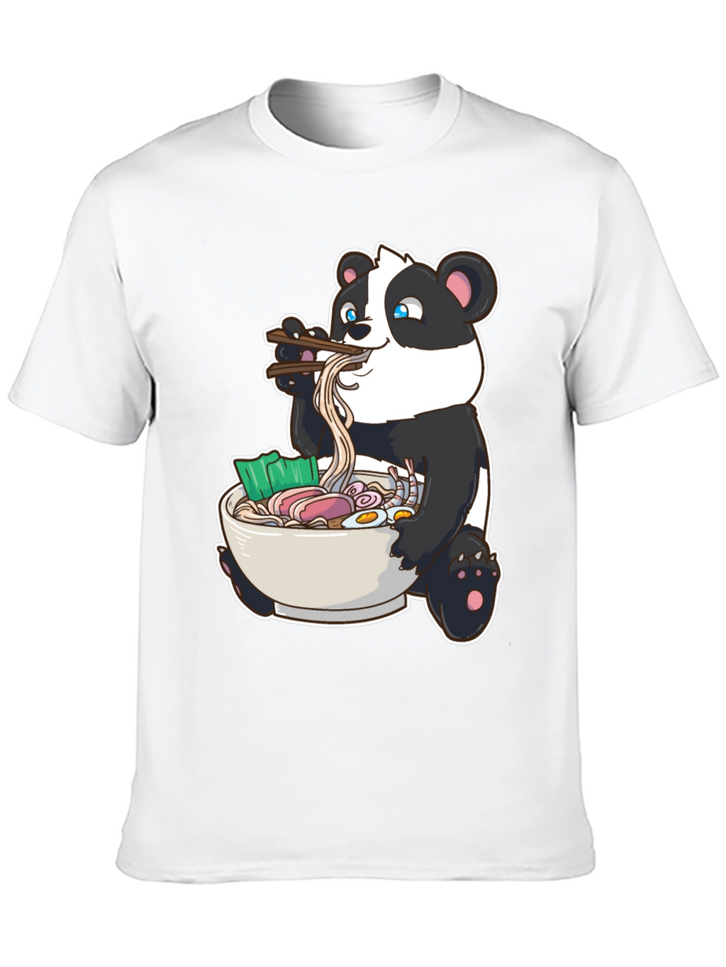 Panda Ramen T-Shirt - Cute Anime Foodie Tee
