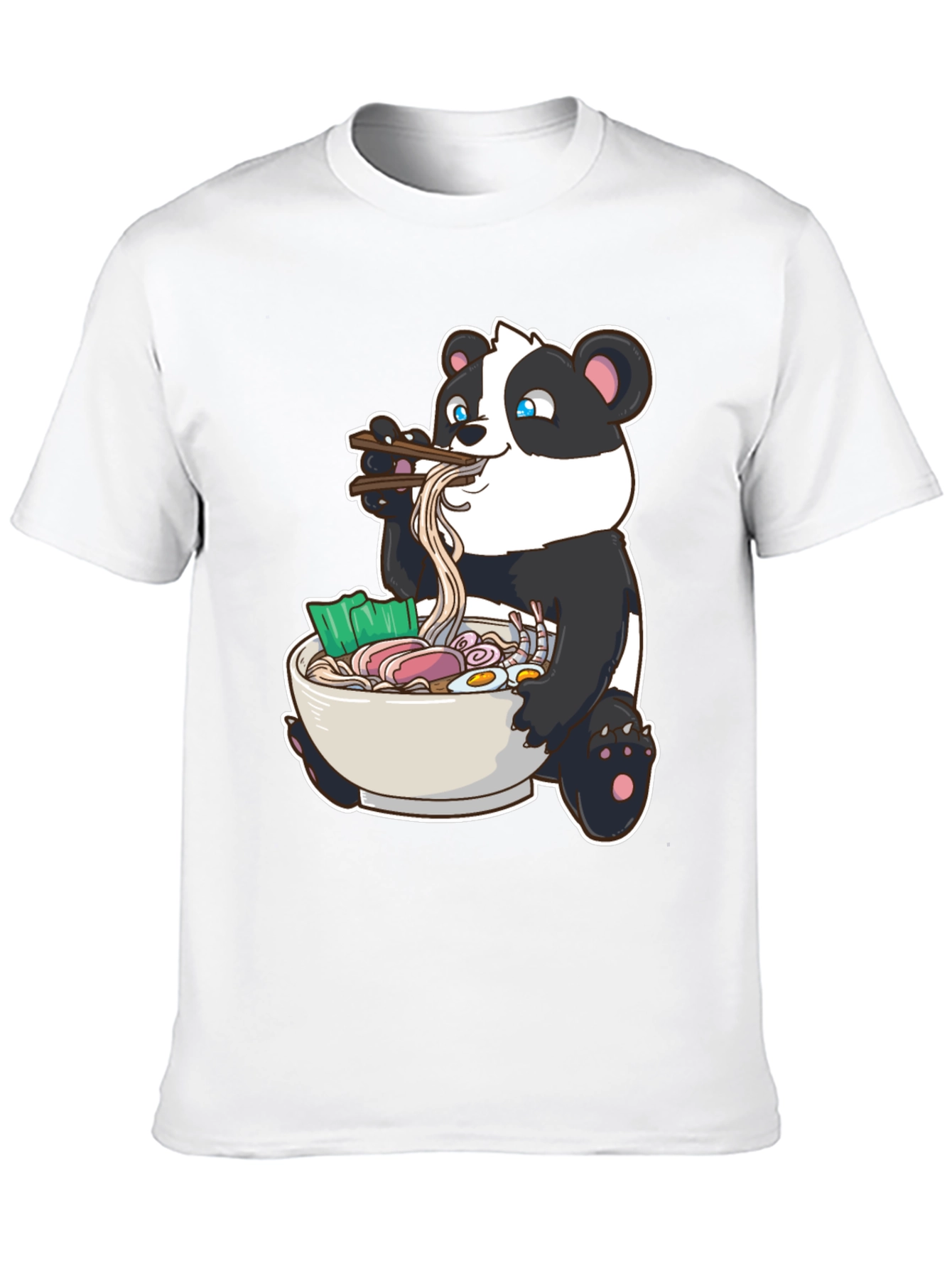 Panda Ramen T-Shirt - Cute Anime Foodie Tee