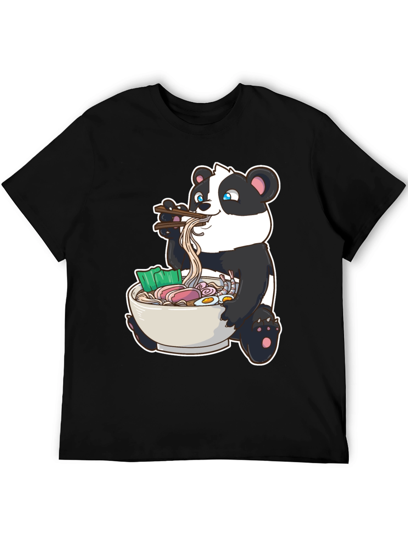 Panda Ramen T-Shirt - Cute Anime Foodie Tee