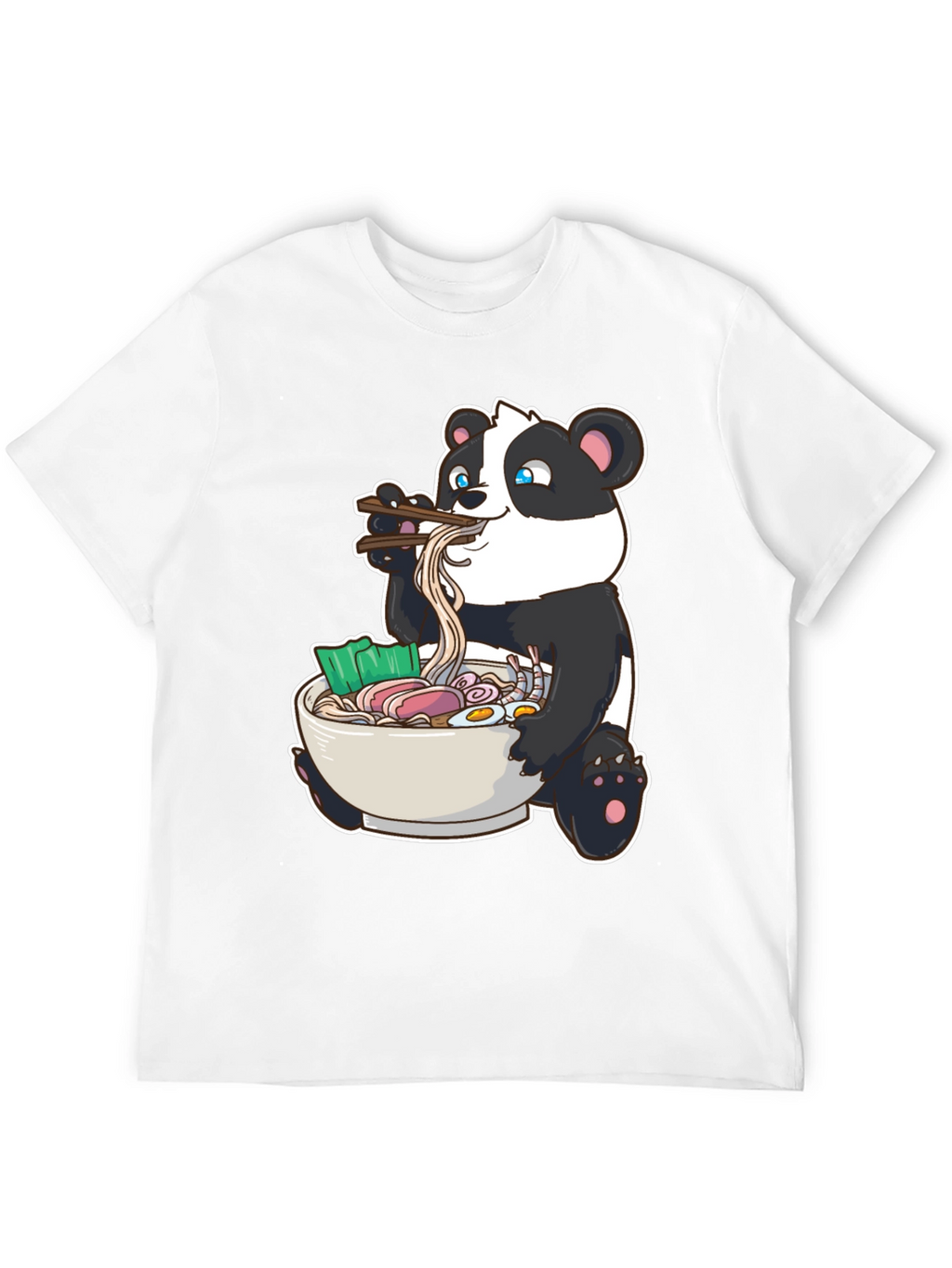 Panda Ramen T-Shirt - Cute Anime Foodie Tee