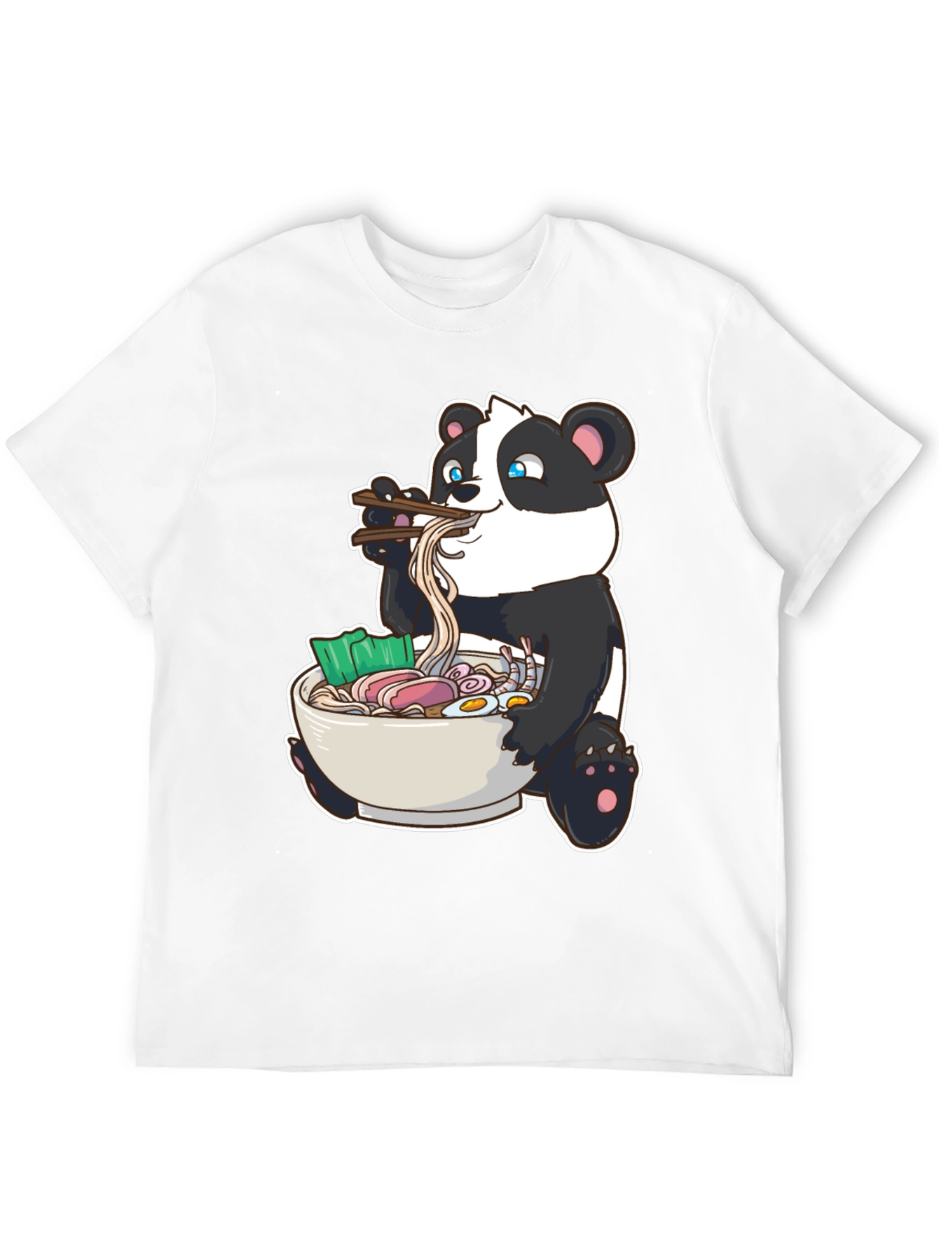 Panda Ramen T-Shirt - Cute Anime Foodie Tee
