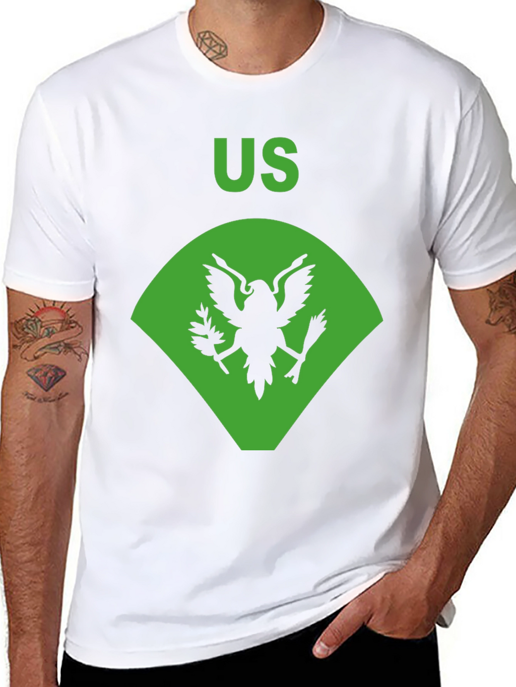 US Eagle Graphic Tee - Military Pride