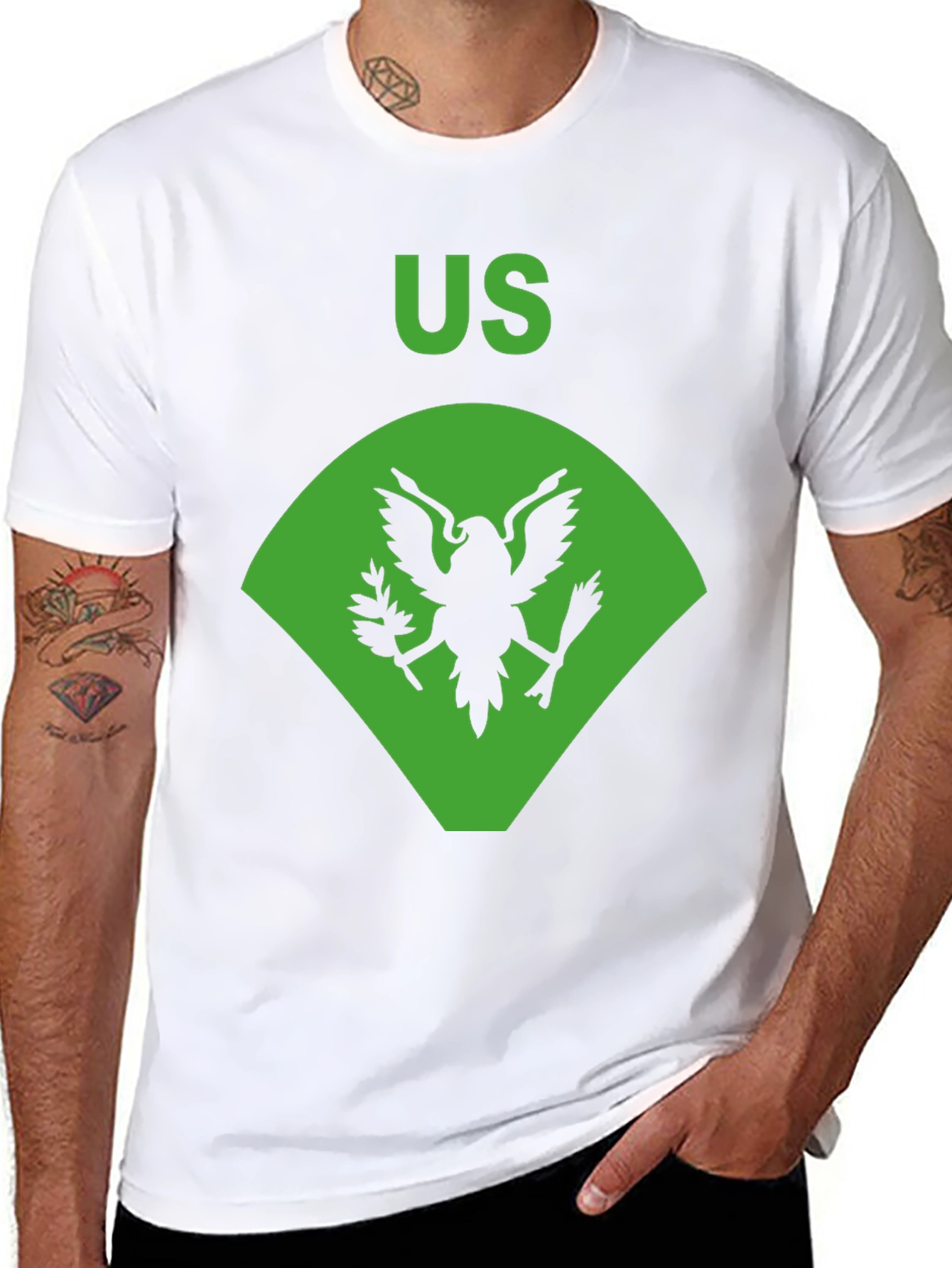 US Eagle Graphic Tee - Military Pride