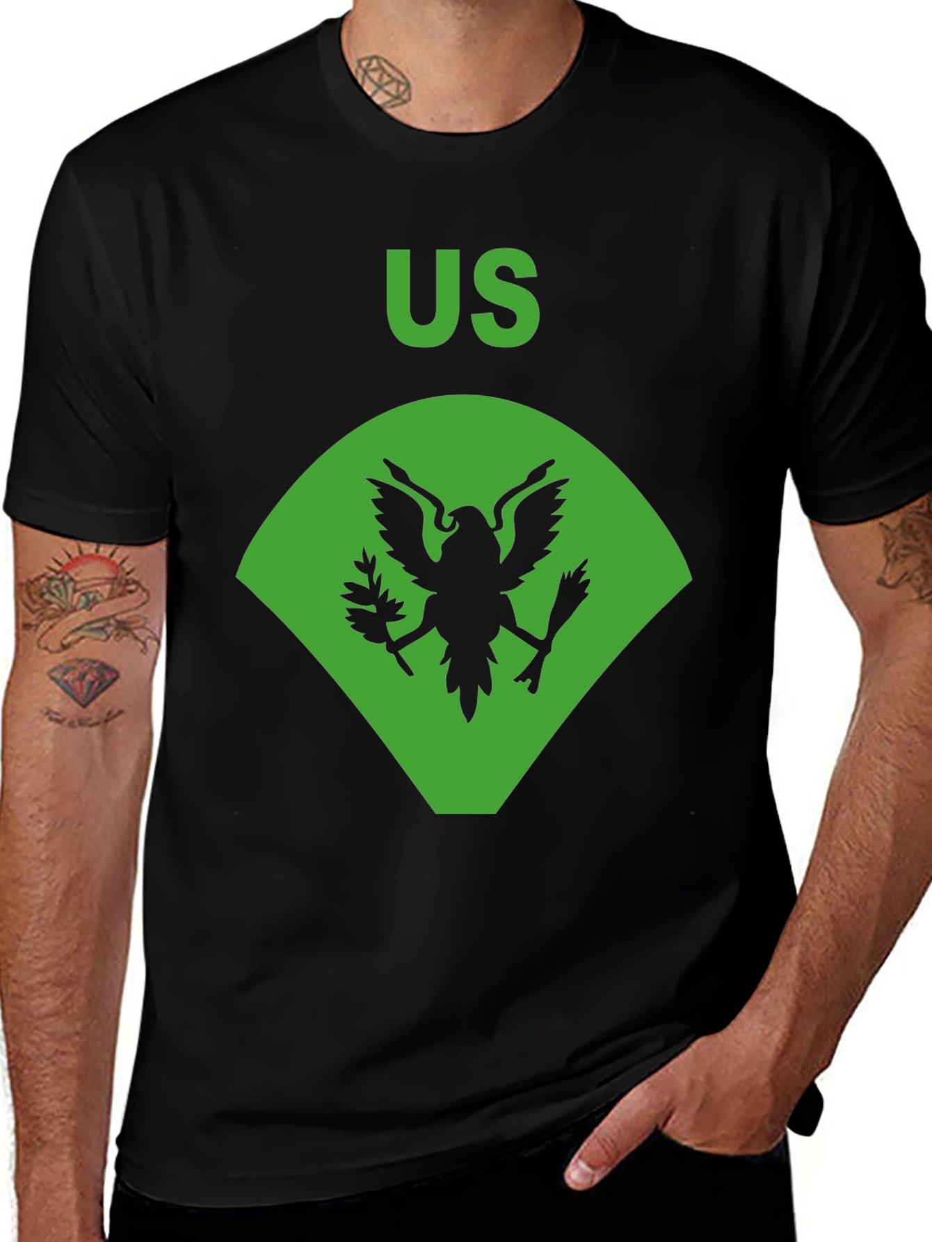 US Eagle Graphic Tee - Military Pride