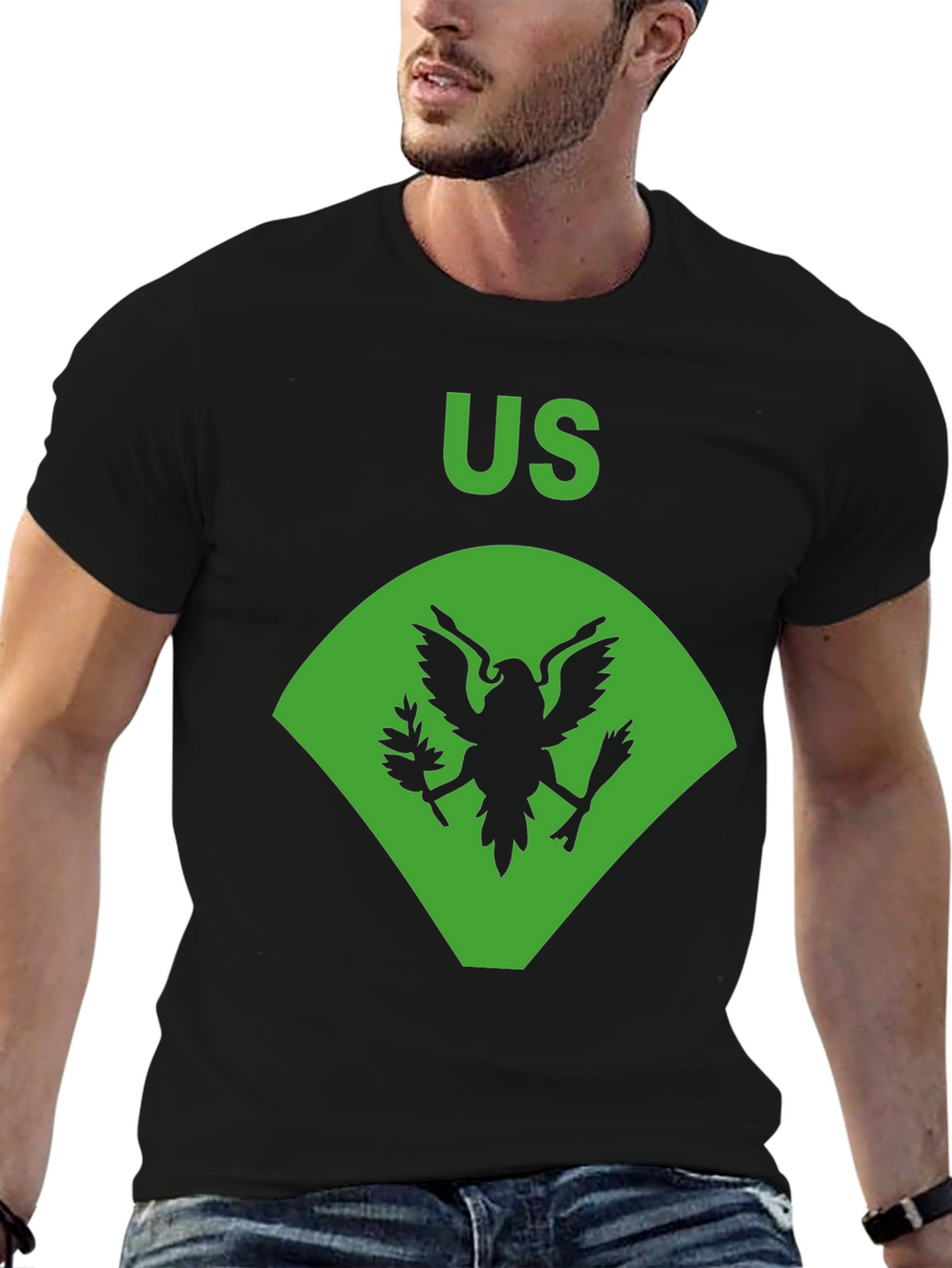 US Eagle Graphic Tee - Military Pride