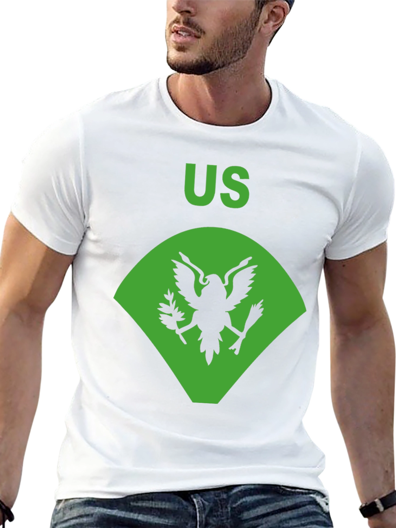US Eagle Graphic Tee - Military Pride