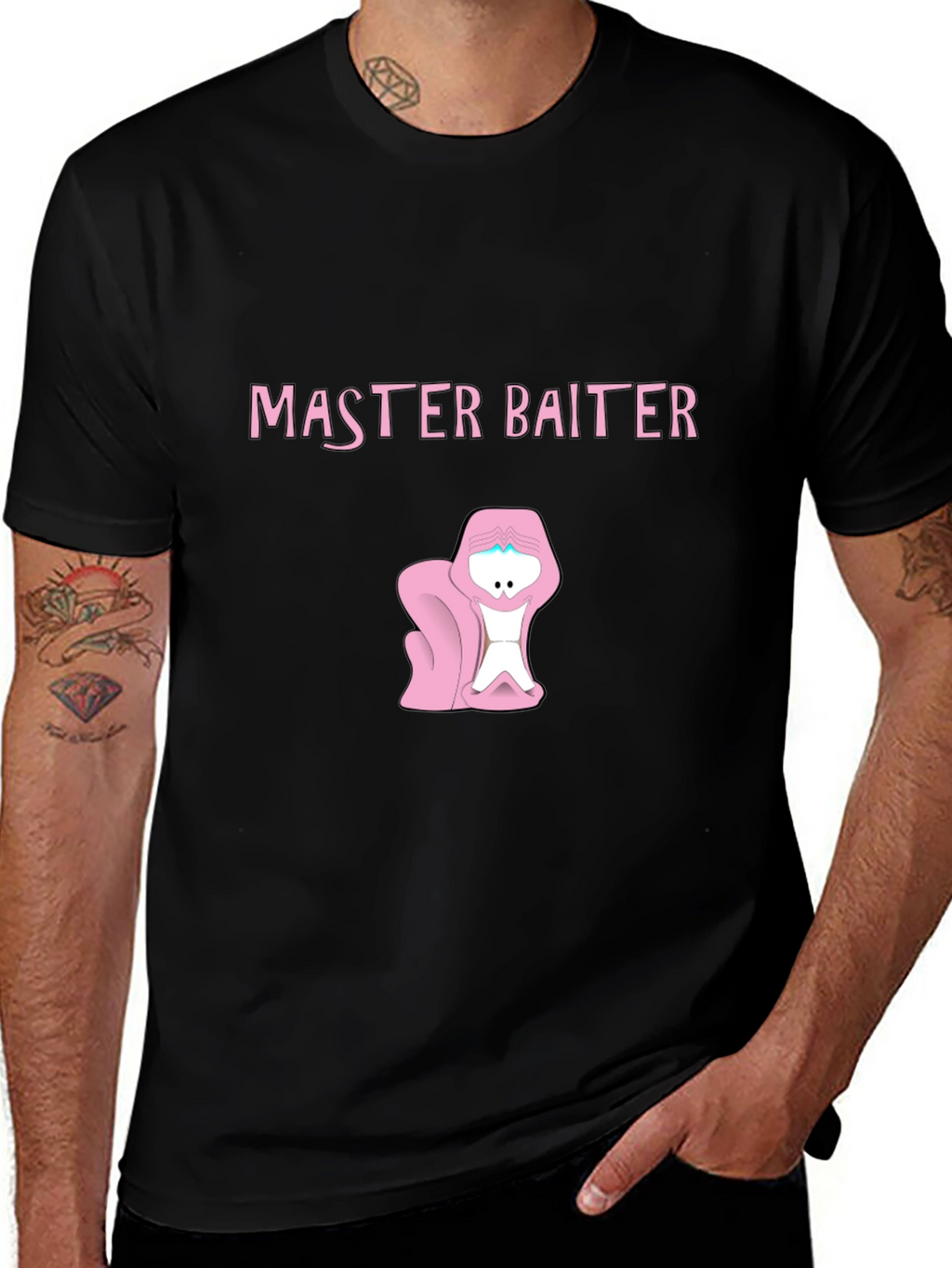 Master Baiter Funny Novelty Graphic Tee