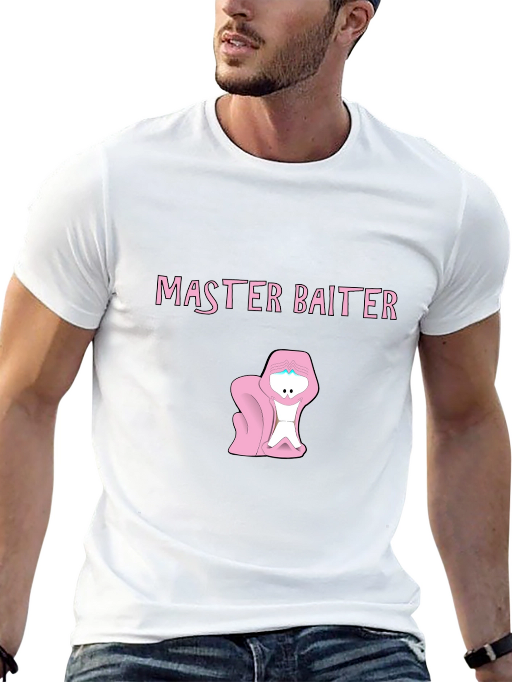 Master Baiter Funny Novelty Graphic Tee