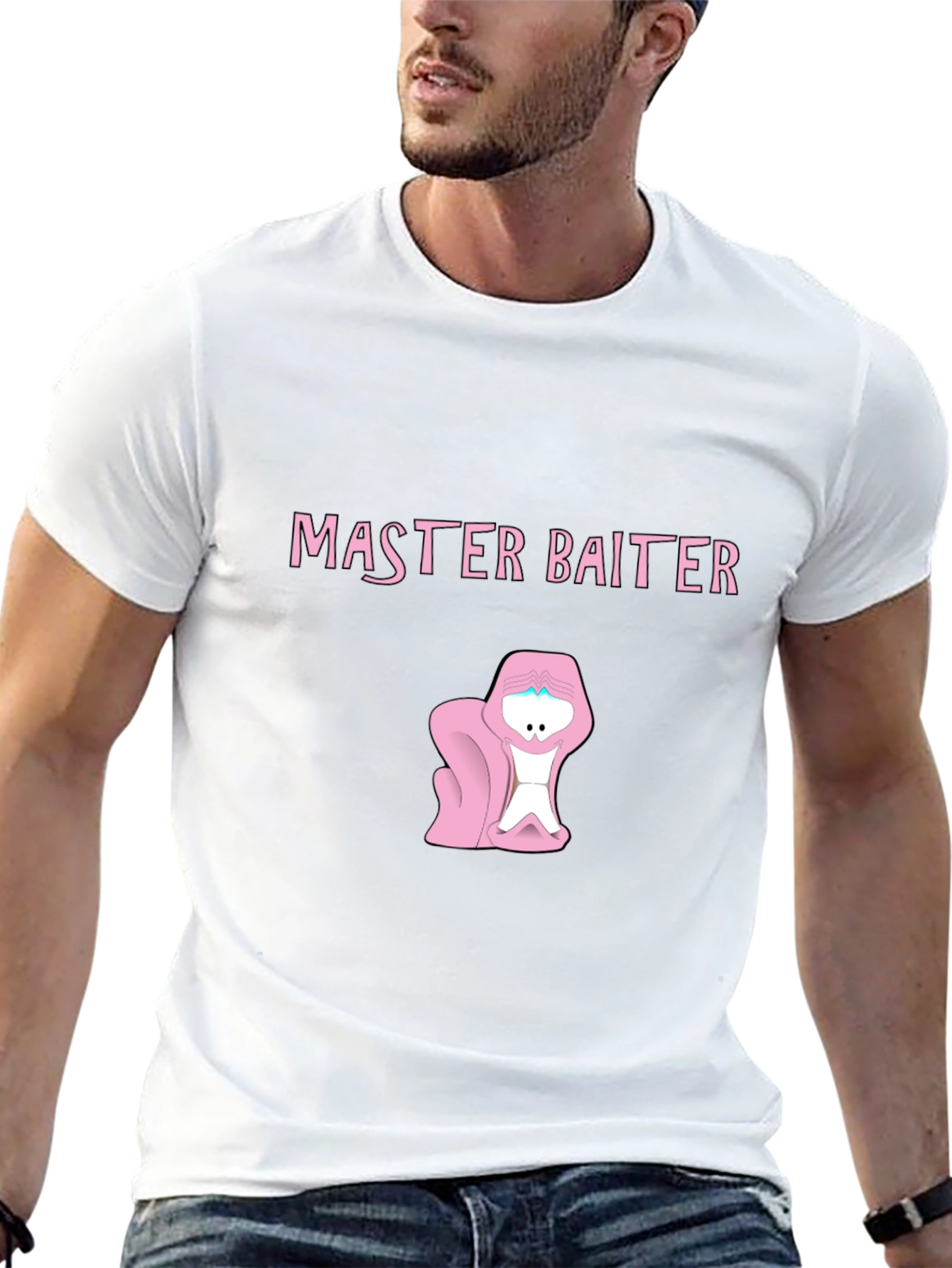 Master Baiter Funny Novelty Graphic Tee