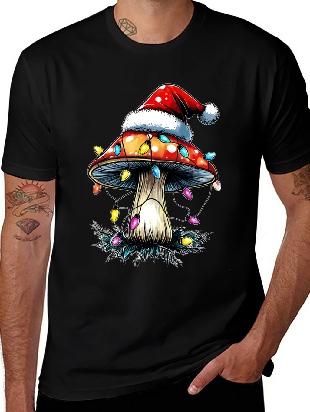 Christmas Mushroom T-Shirt