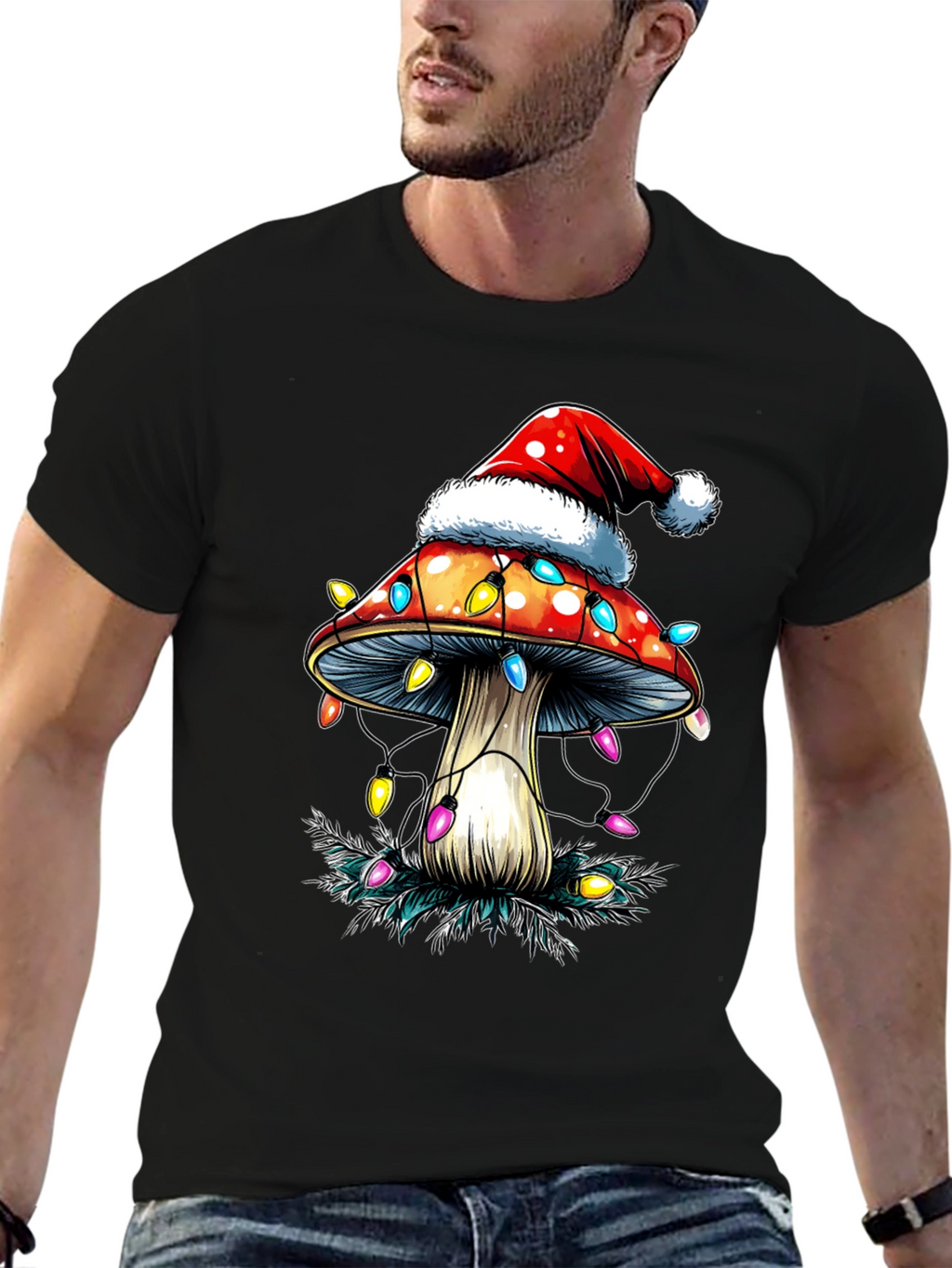 Christmas Mushroom T-Shirt