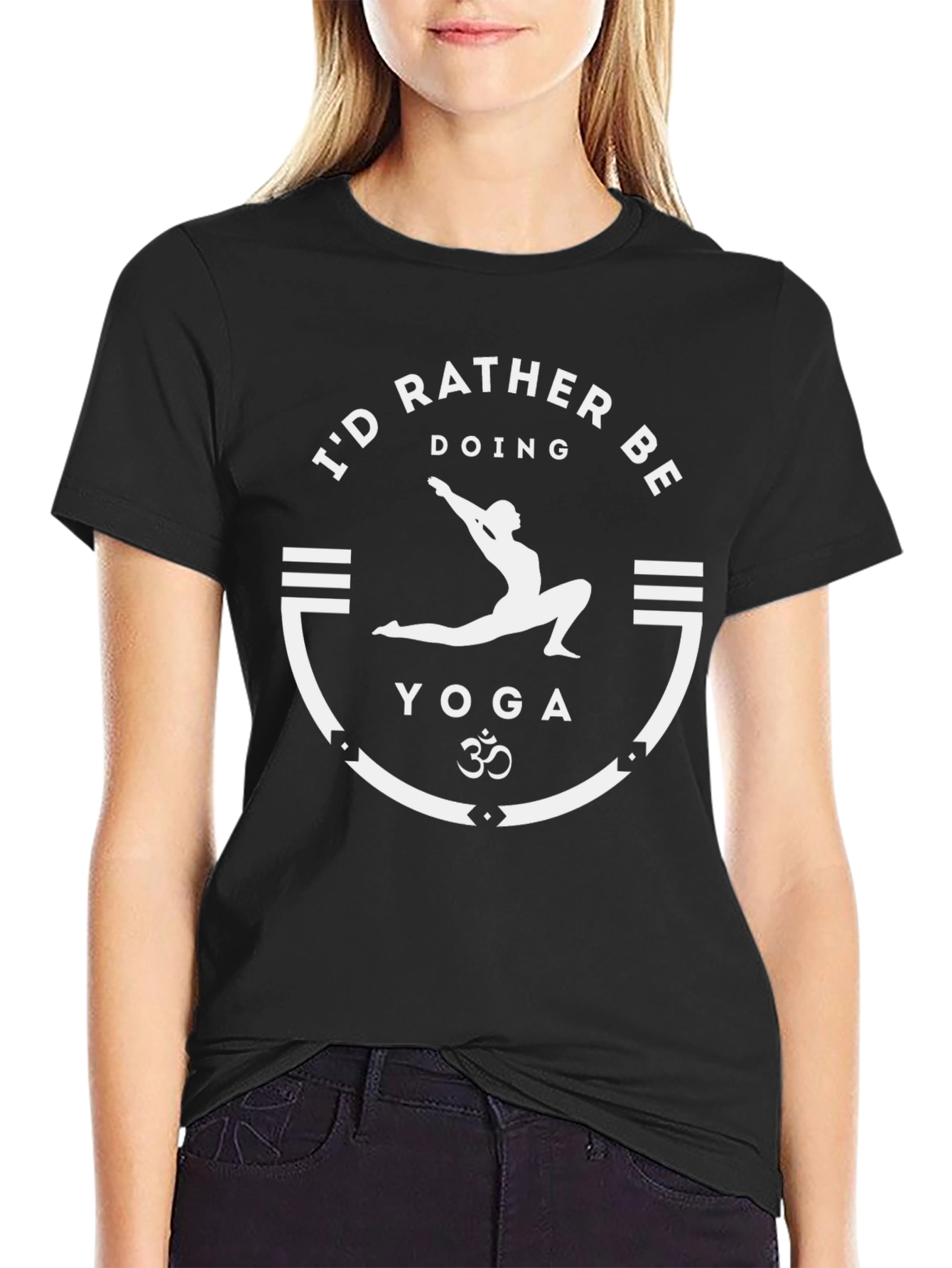 Yoga Lover T-Shirt - Id Rather Be Doing Yoga