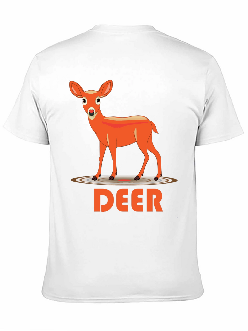 Deer Graphic Tee - Black Casual Shirt