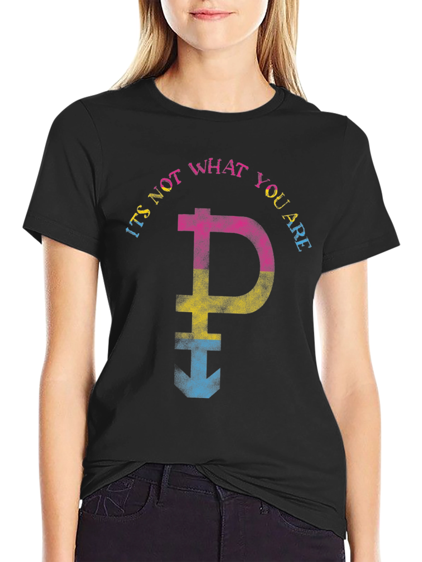 Pansexual Pride T-Shirt - Its Not What You Are