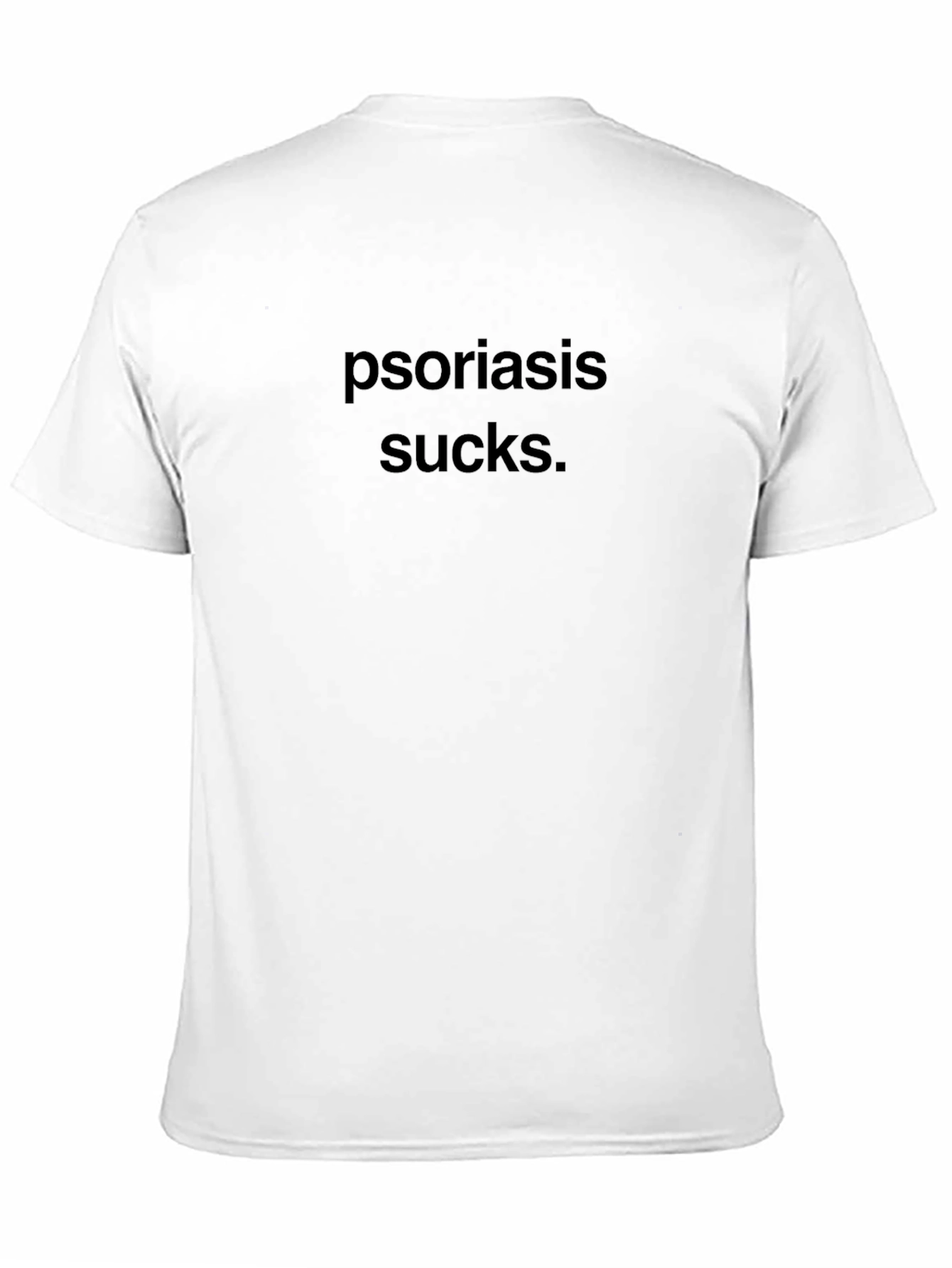Psoriasis Sucks T-Shirt - Black Comfort Tee