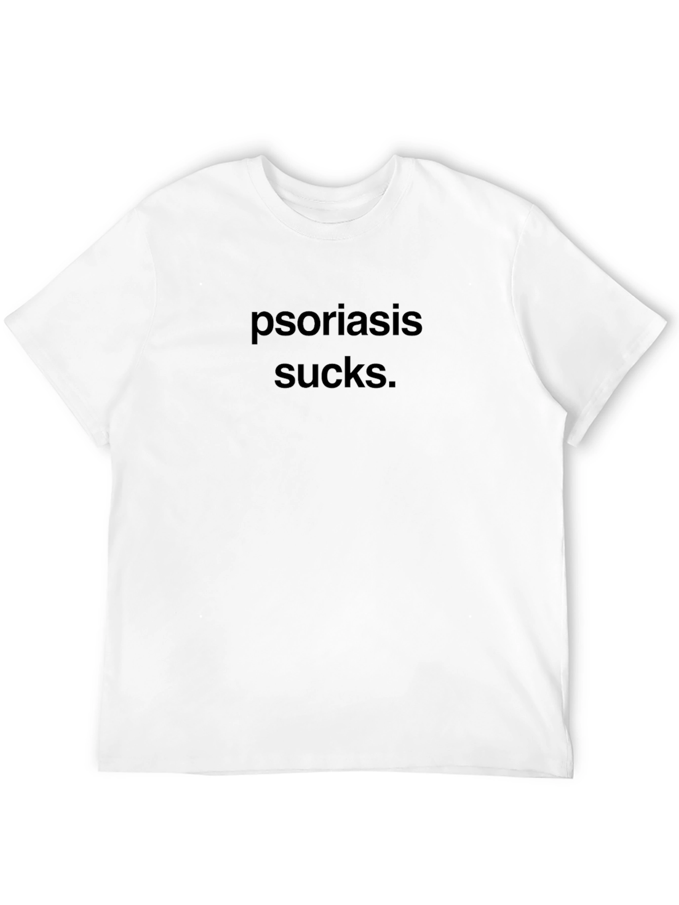Psoriasis Sucks T-Shirt - Black Comfort Tee