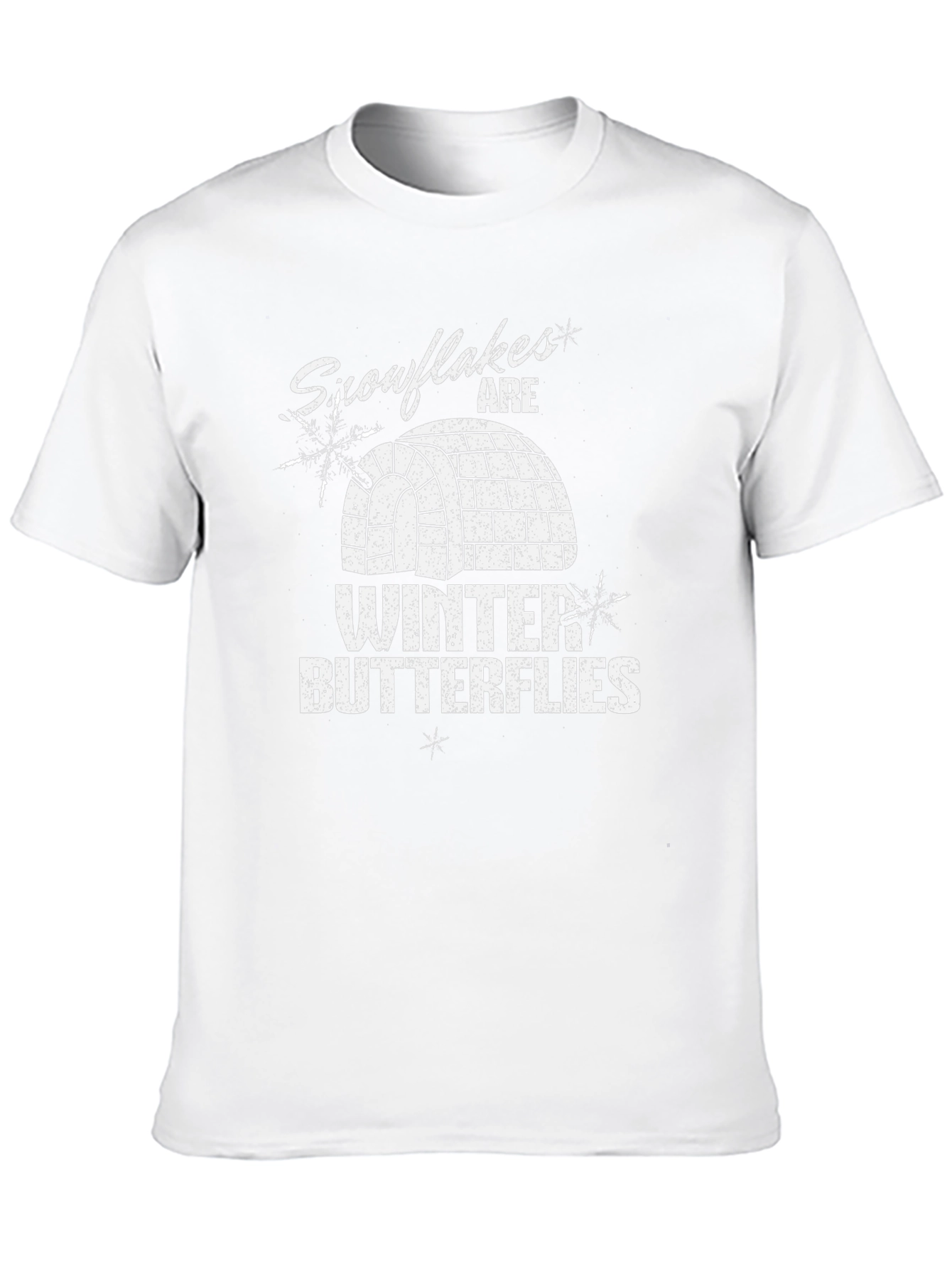 Snowflakes are Winter Butterflies Graphic Tee