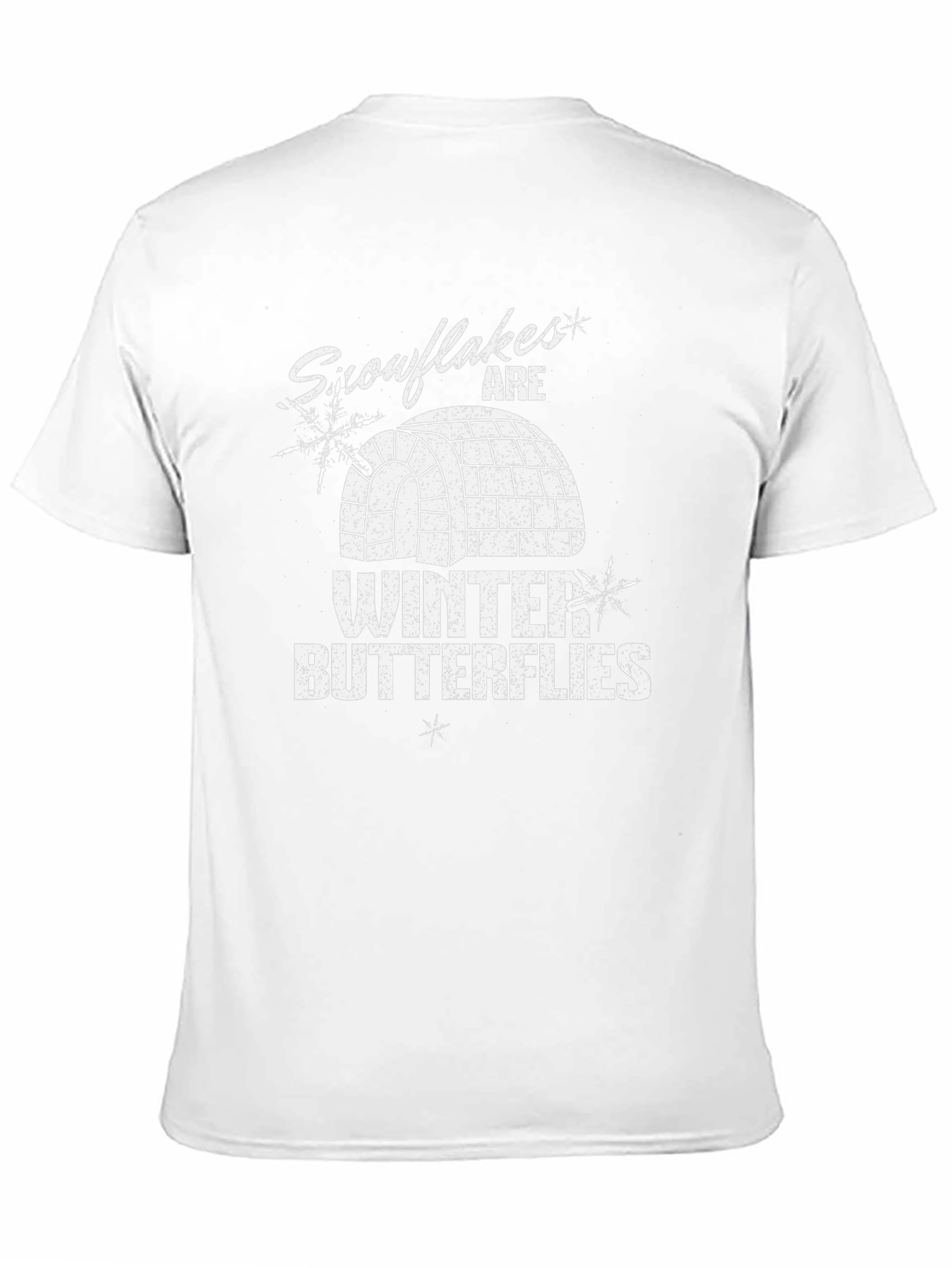 Snowflakes are Winter Butterflies Graphic Tee