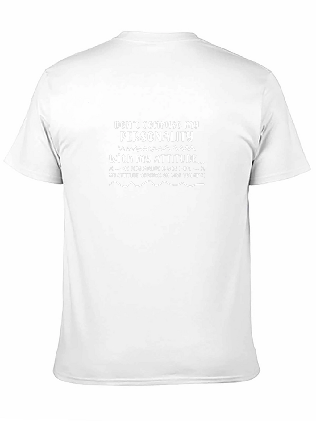 Personality vs Attitude Graphic Tee