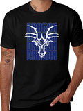 Dragon Graphic Black T-Shirt for Men