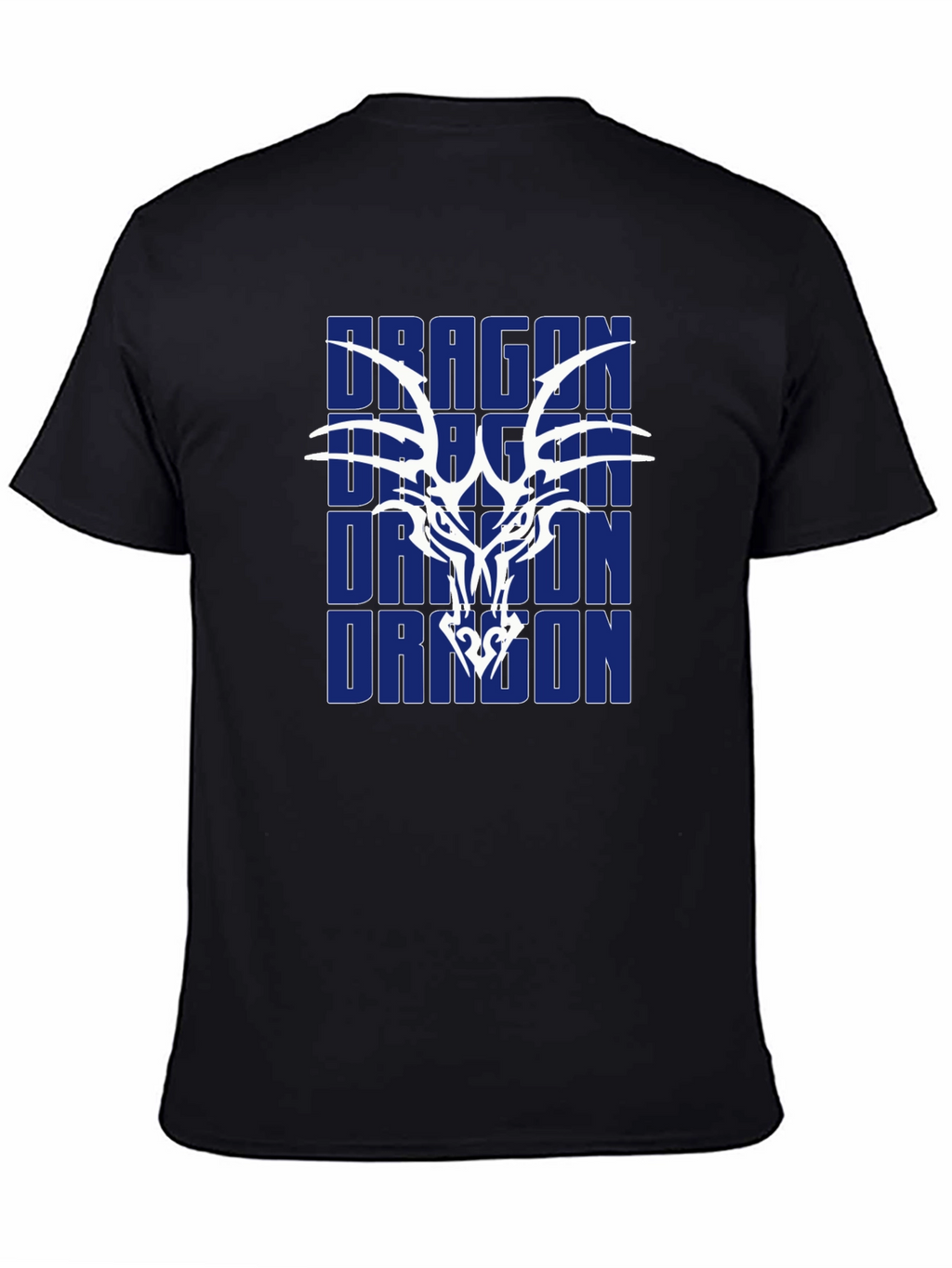Dragon Graphic Black T-Shirt for Men