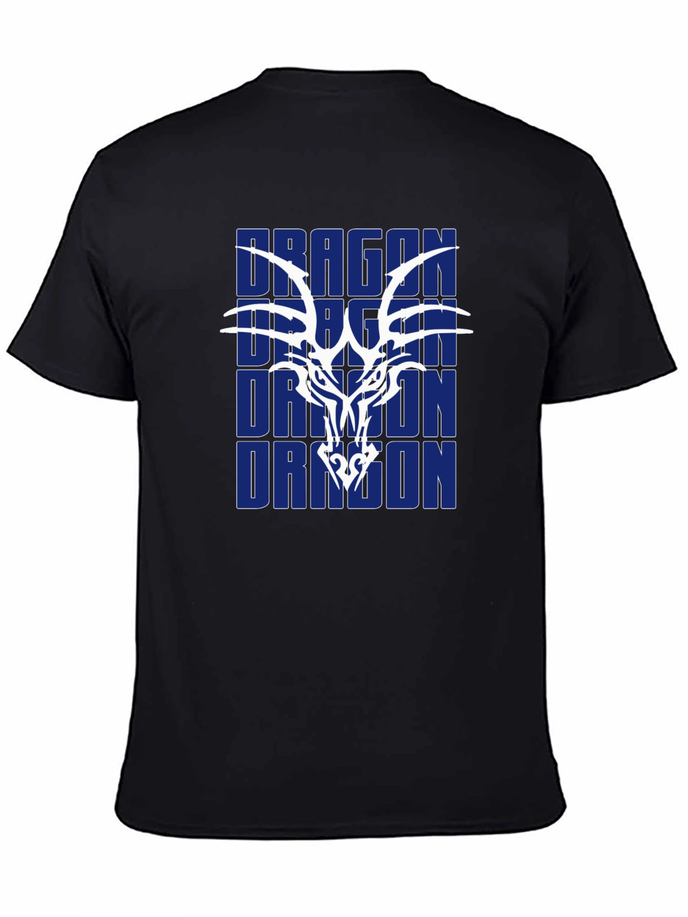Dragon Graphic Black T-Shirt for Men
