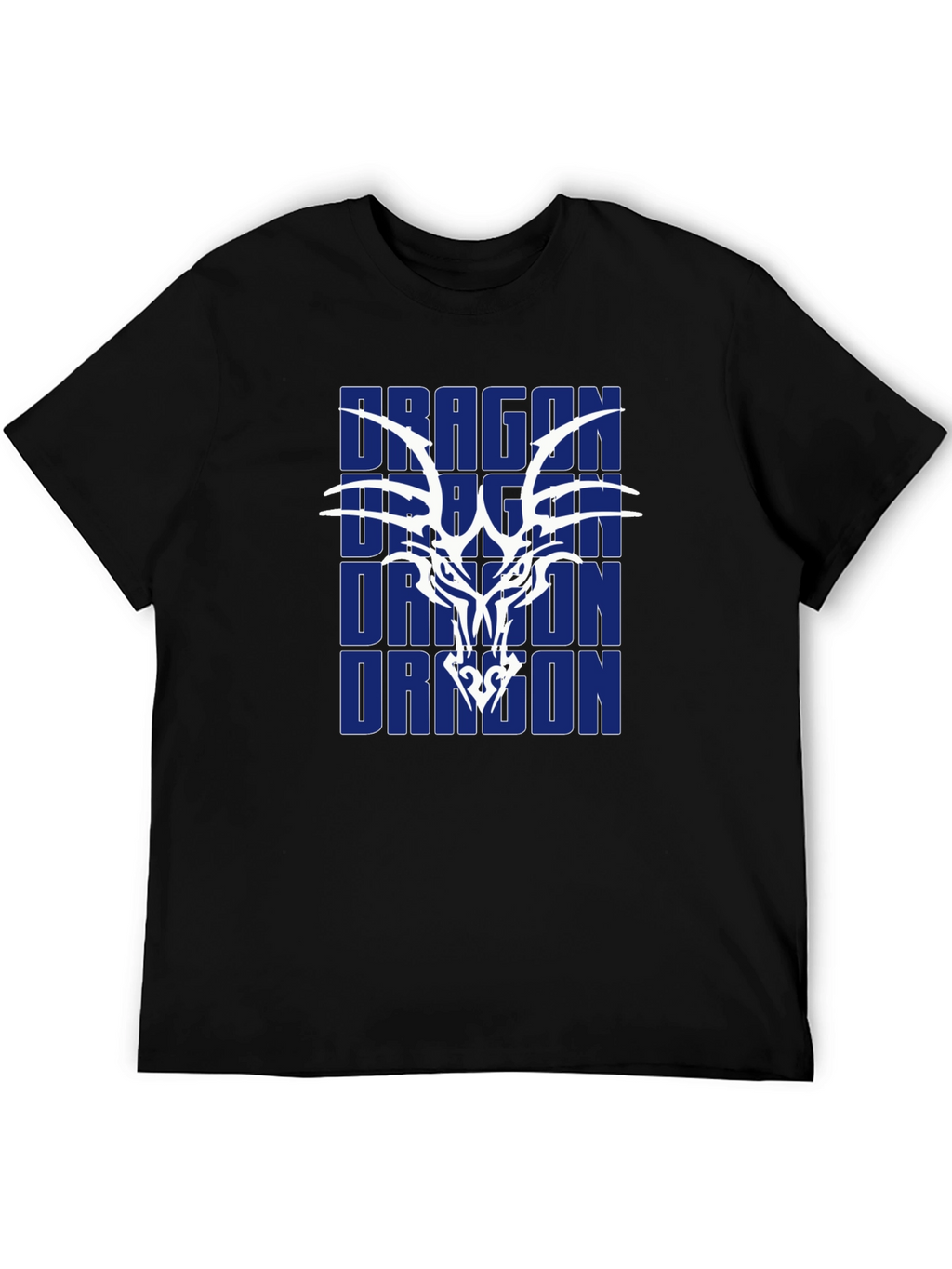 Dragon Graphic Black T-Shirt for Men