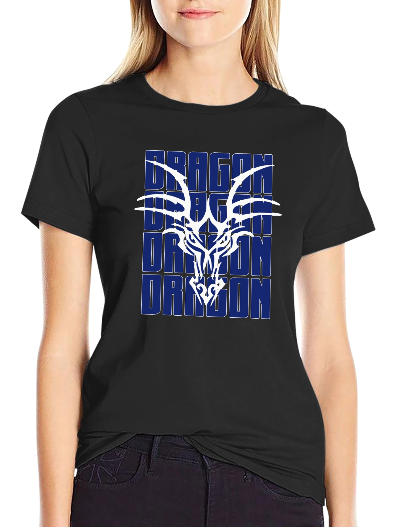 Dragon Graphic Black T-Shirt for Men