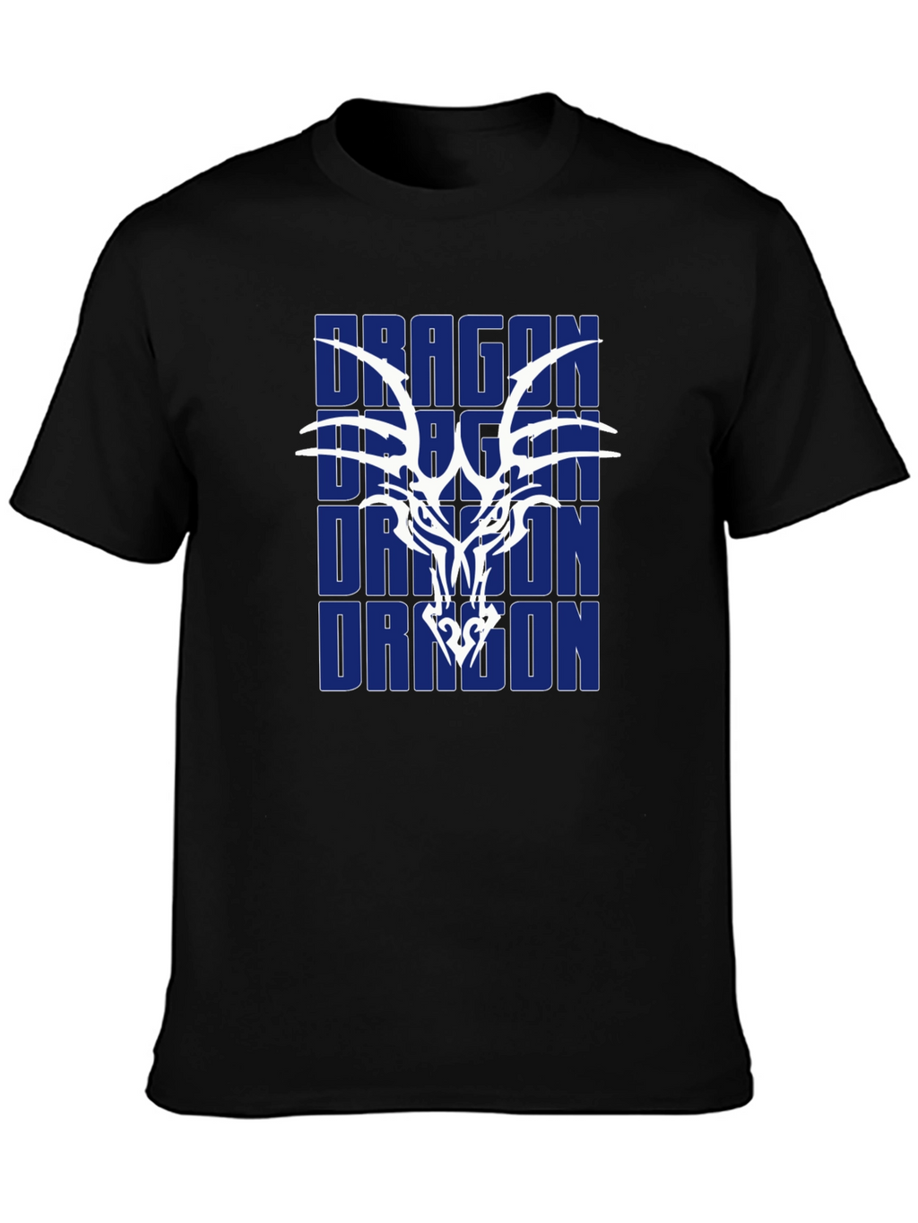 Dragon Graphic Black T-Shirt for Men