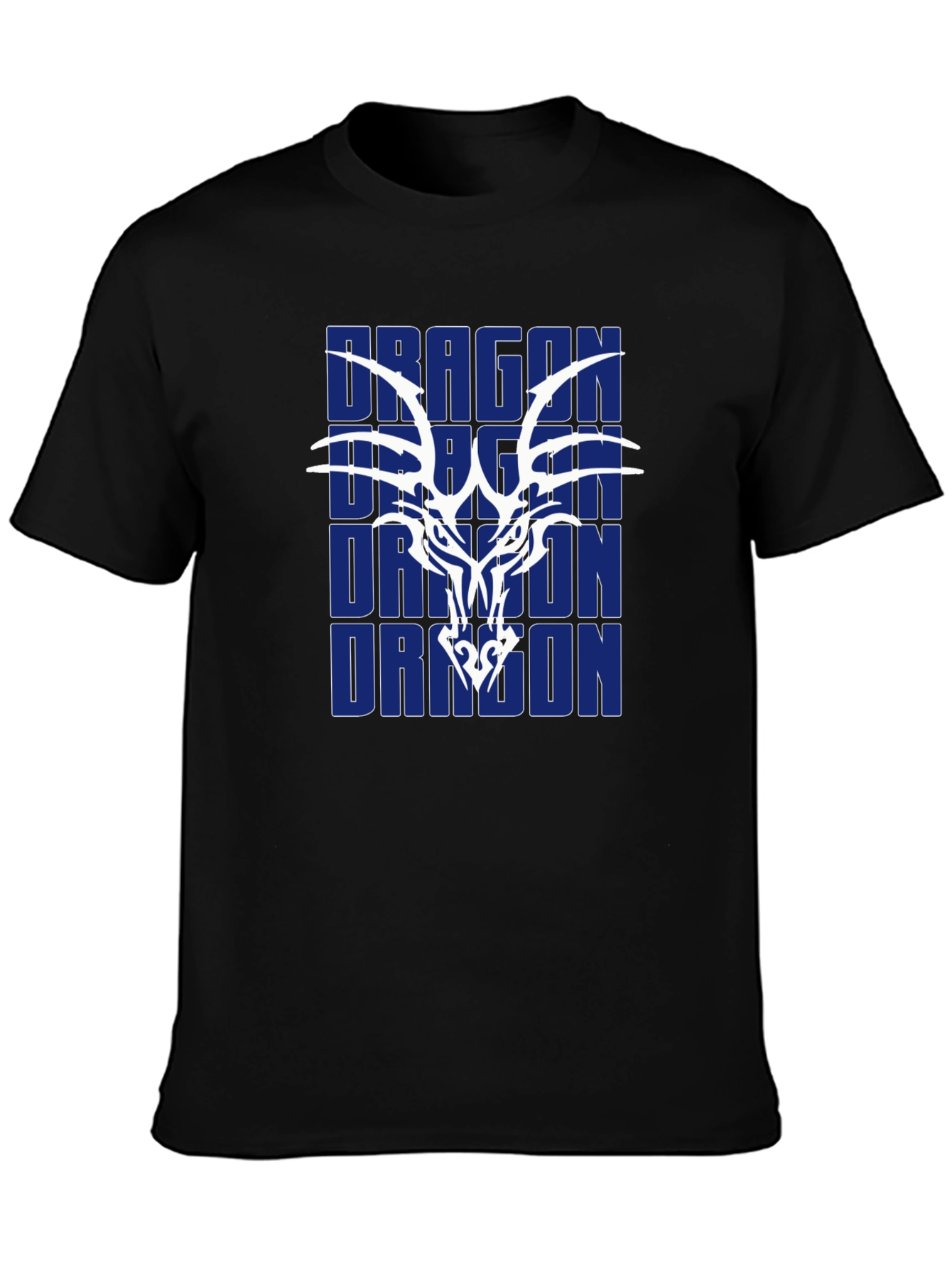 Dragon Graphic Black T-Shirt for Men