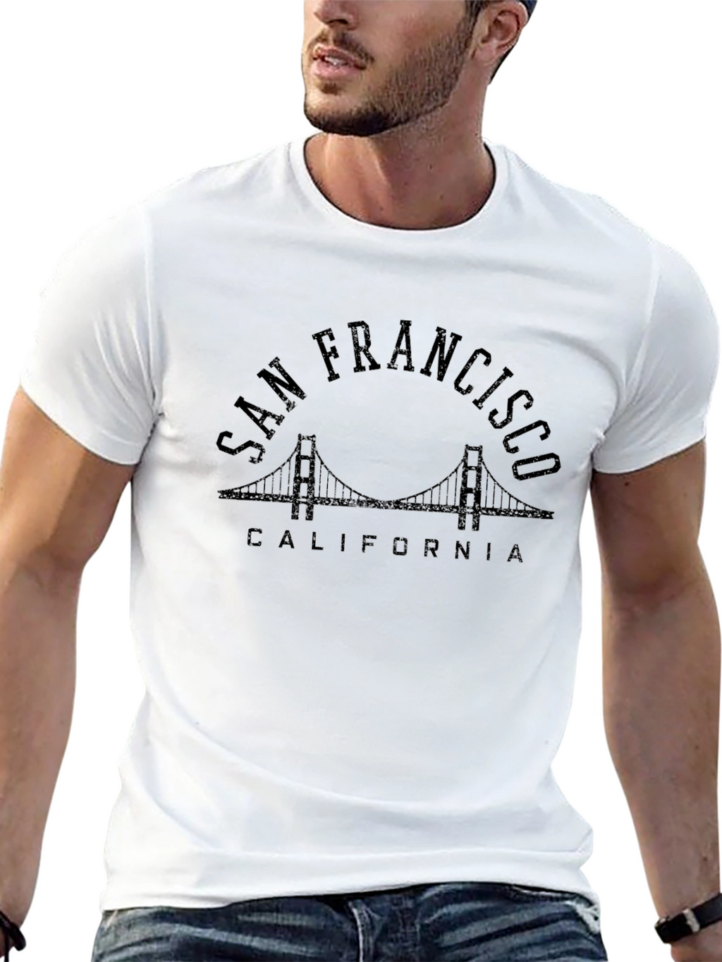 San Francisco Bridge Graphic T-Shirt