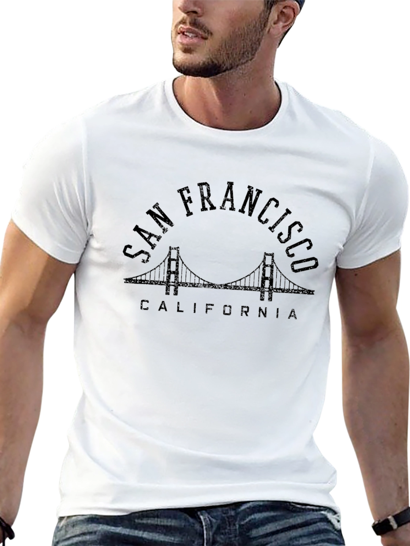 San Francisco Bridge Graphic T-Shirt
