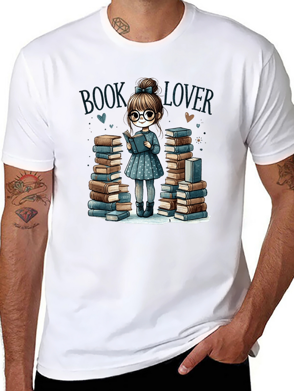 Book Lover T-Shirt: Adorable Reader Design
