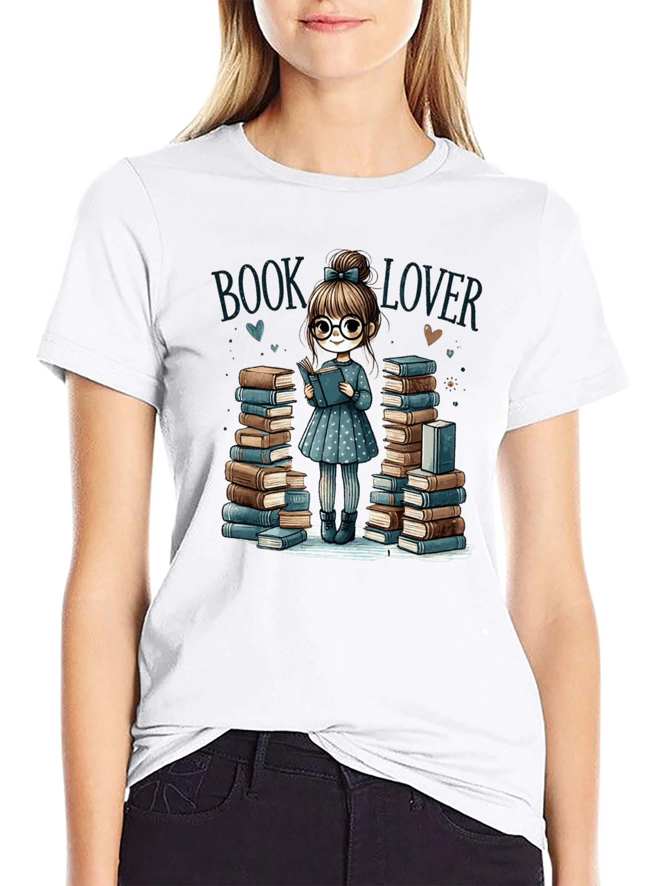Book Lover T-Shirt: Adorable Reader Design