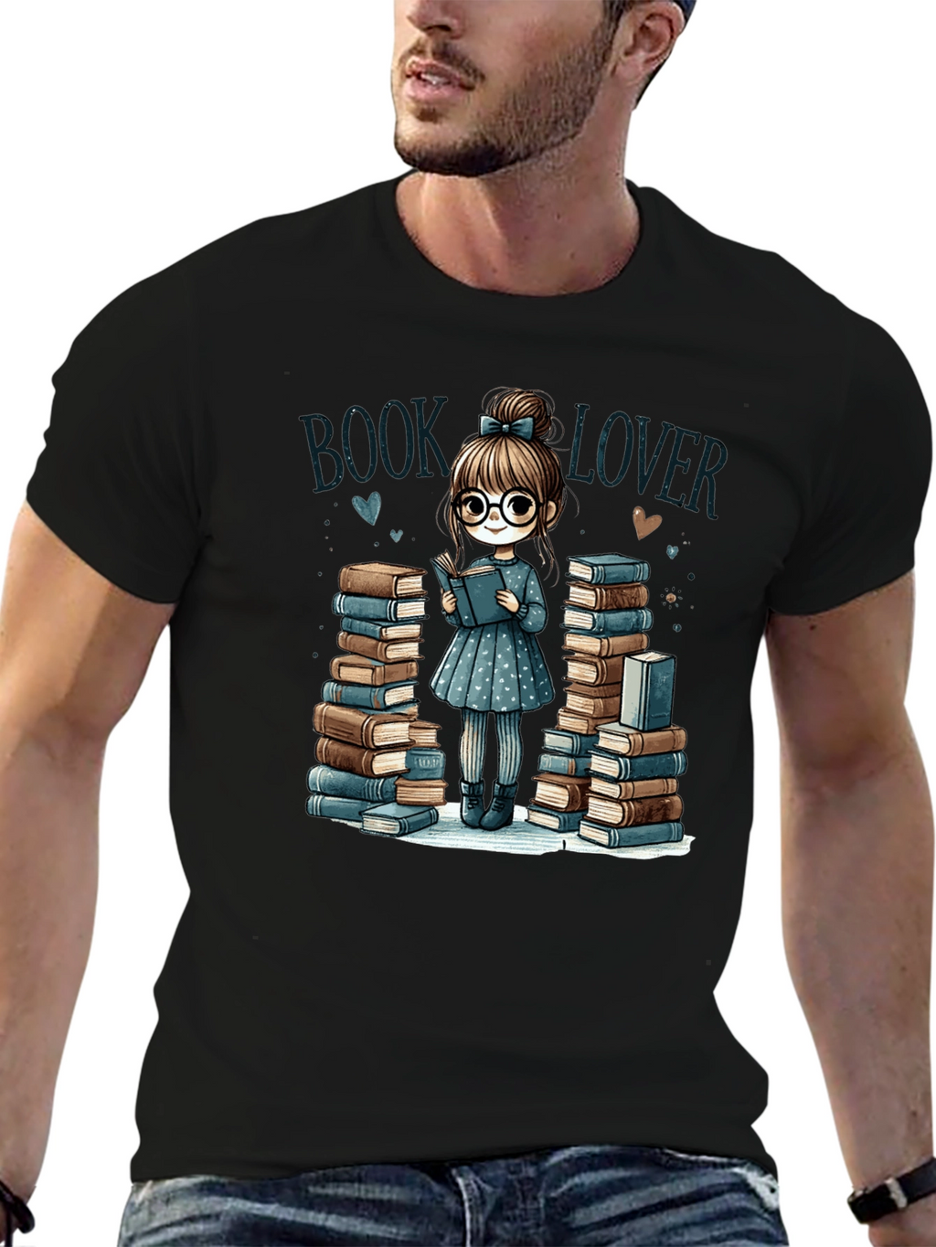 Book Lover T-Shirt: Adorable Reader Design
